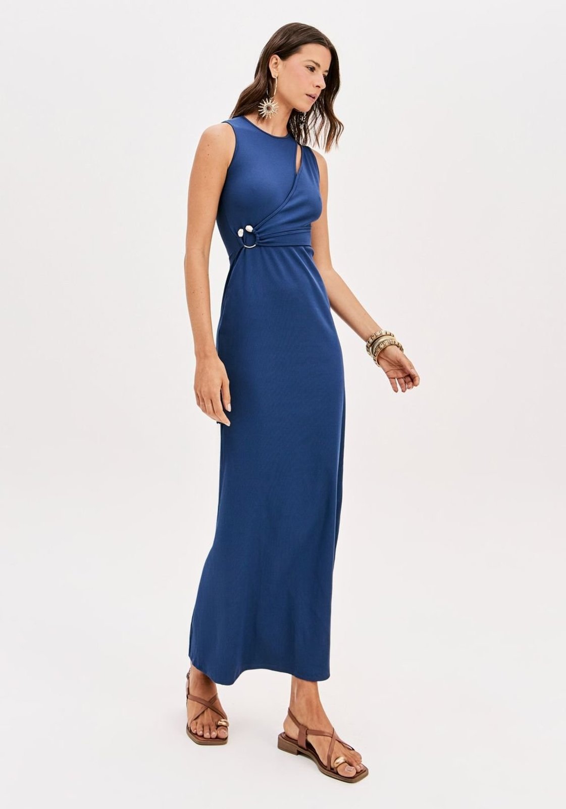 Vestido Super Midi Com Recortes My Favorite Things