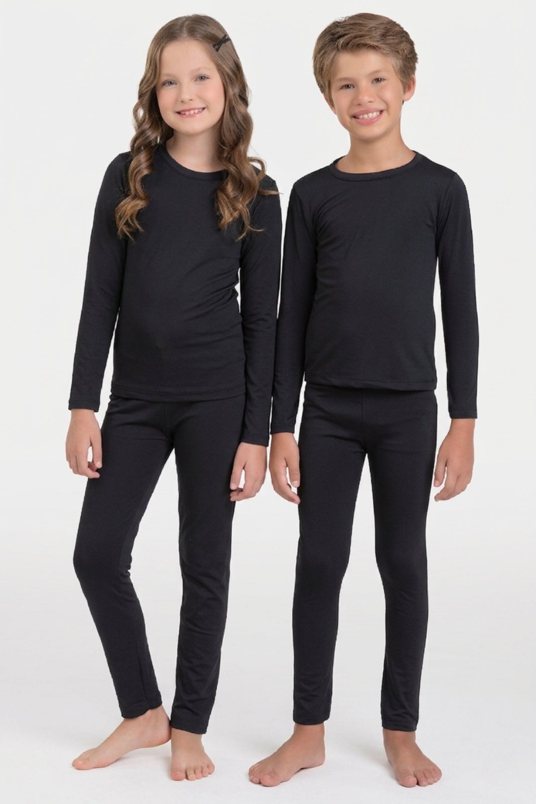 Infantil - Conjunto Térmico Mega - Preto