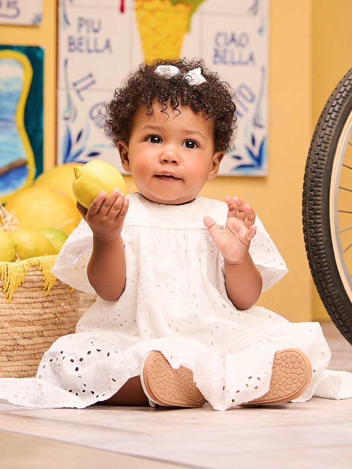 Infantil - Vestido de Laise Bordado