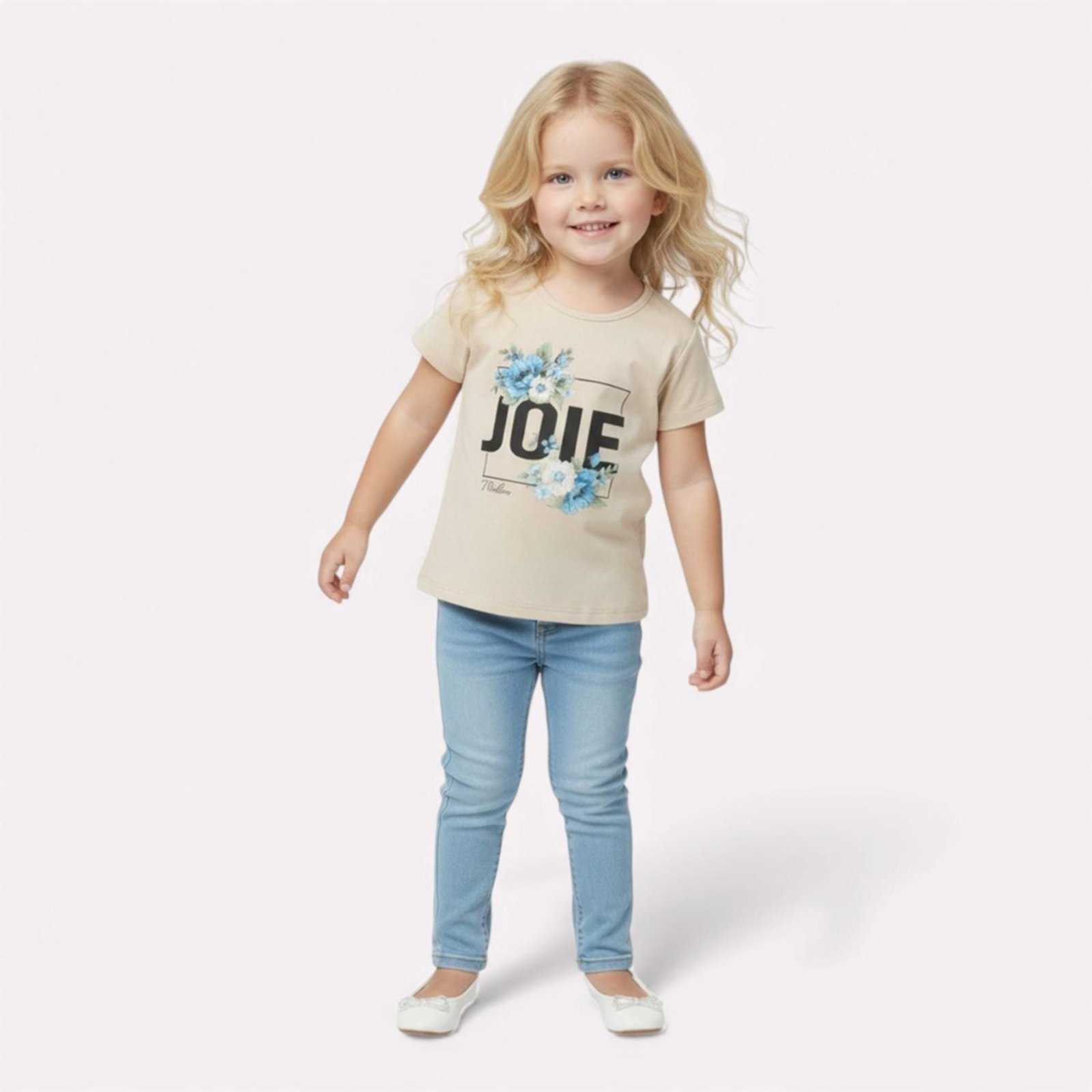 Vista 2 Infantil - Blusa Menina Cotton Milon marrom Milon marrom