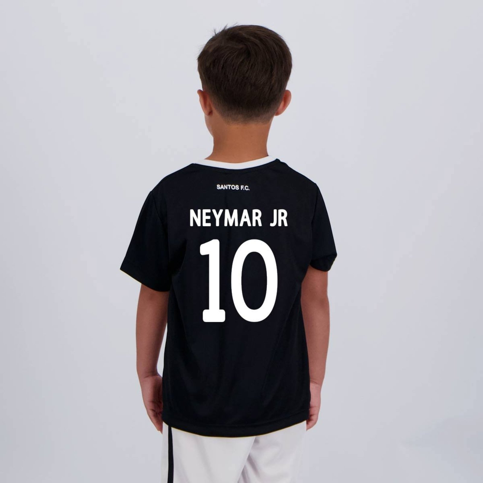 Camisa Santos Matriz Preta e Branca 10 Neymar Jr