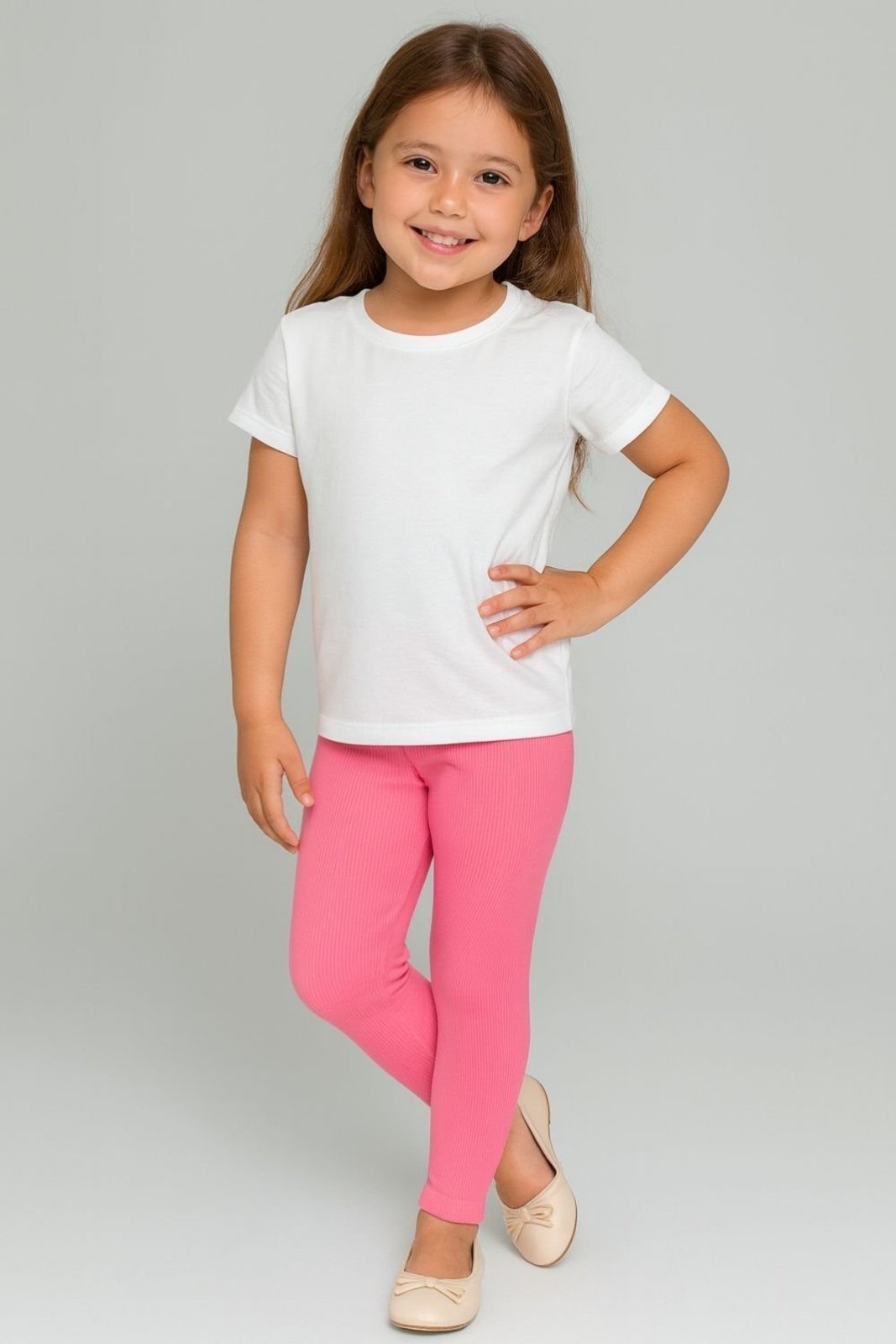Infantil - Legging Bem Vestir Feminina Rosa