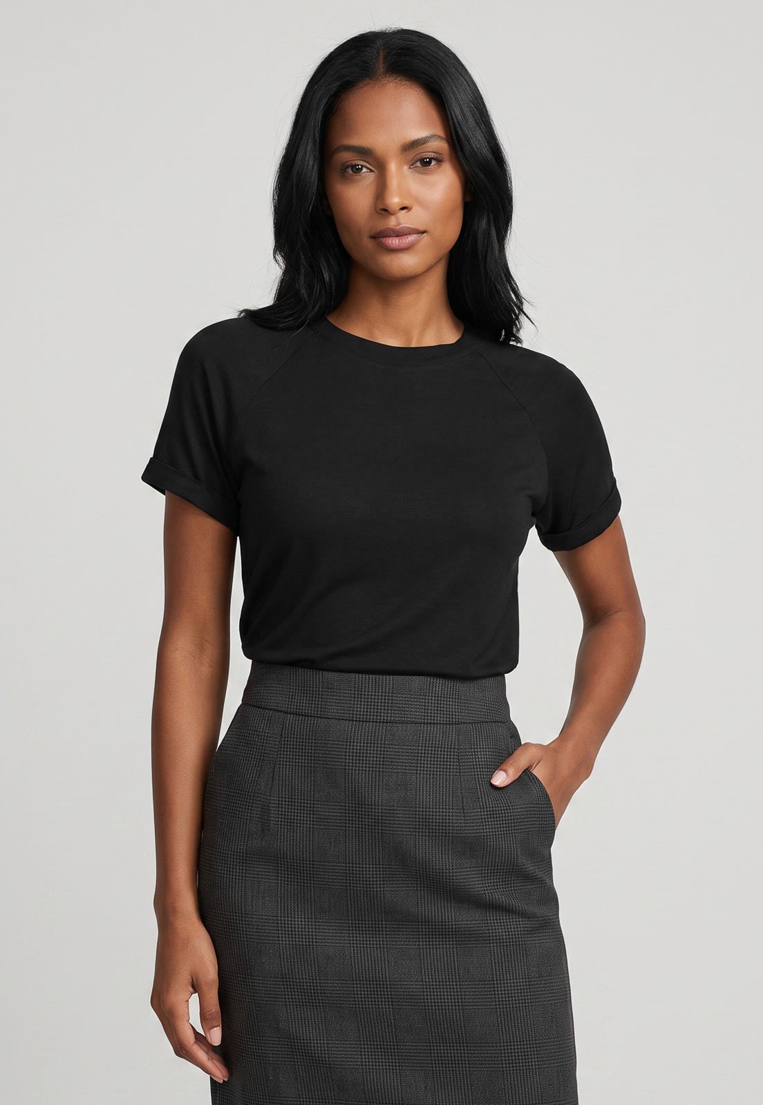 Camiseta Feminina Lez a Lez Feel Soft Modal Preta