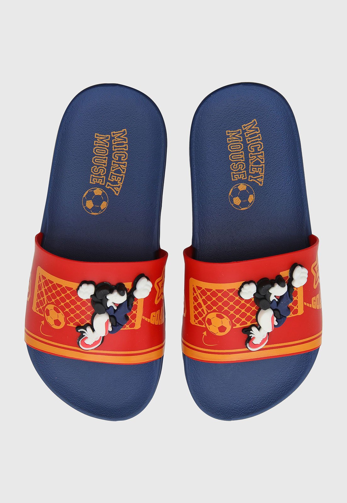 Infantil - Chinelo Grendene Mickey Mouse Slide Azul Marinho