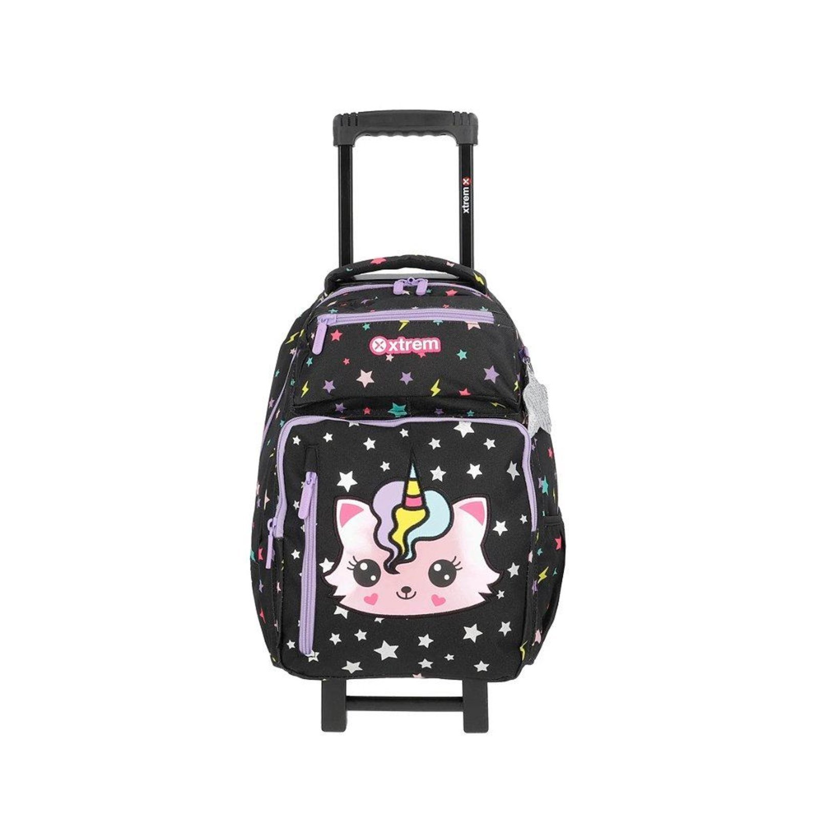 Vista 2 Mochila com Carrinho Xtrem New Run Feminino preto Xtrem preto