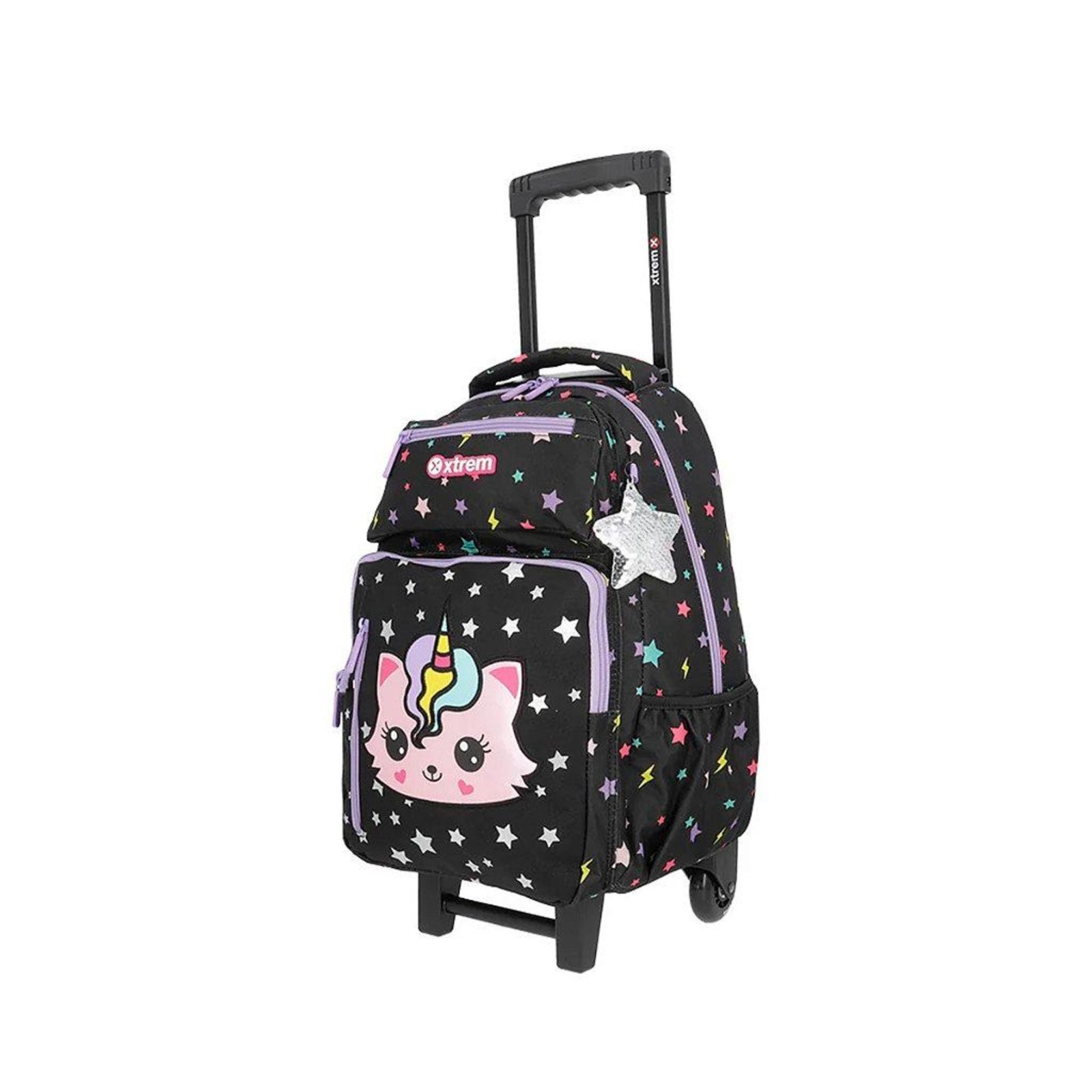 Vista 3 Mochila com Carrinho Xtrem New Run Feminino preto Xtrem preto