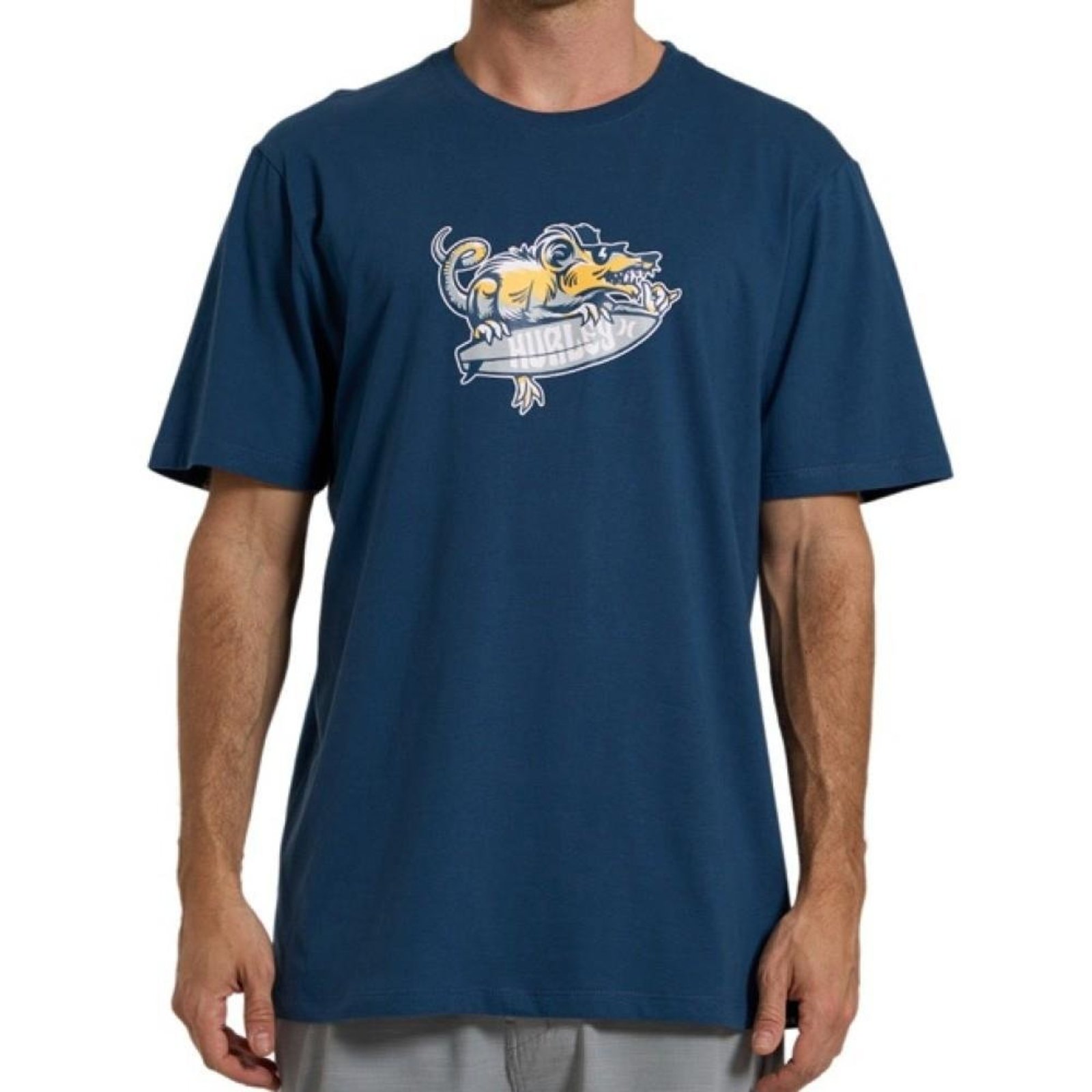 Camiseta Hurley Crazy WT26 Masculina Marinho