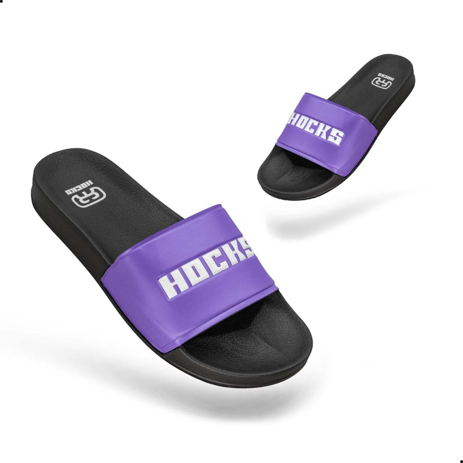 Vista 2 Slide Hocks Grito Noturno Unissex roxo Hocks roxo