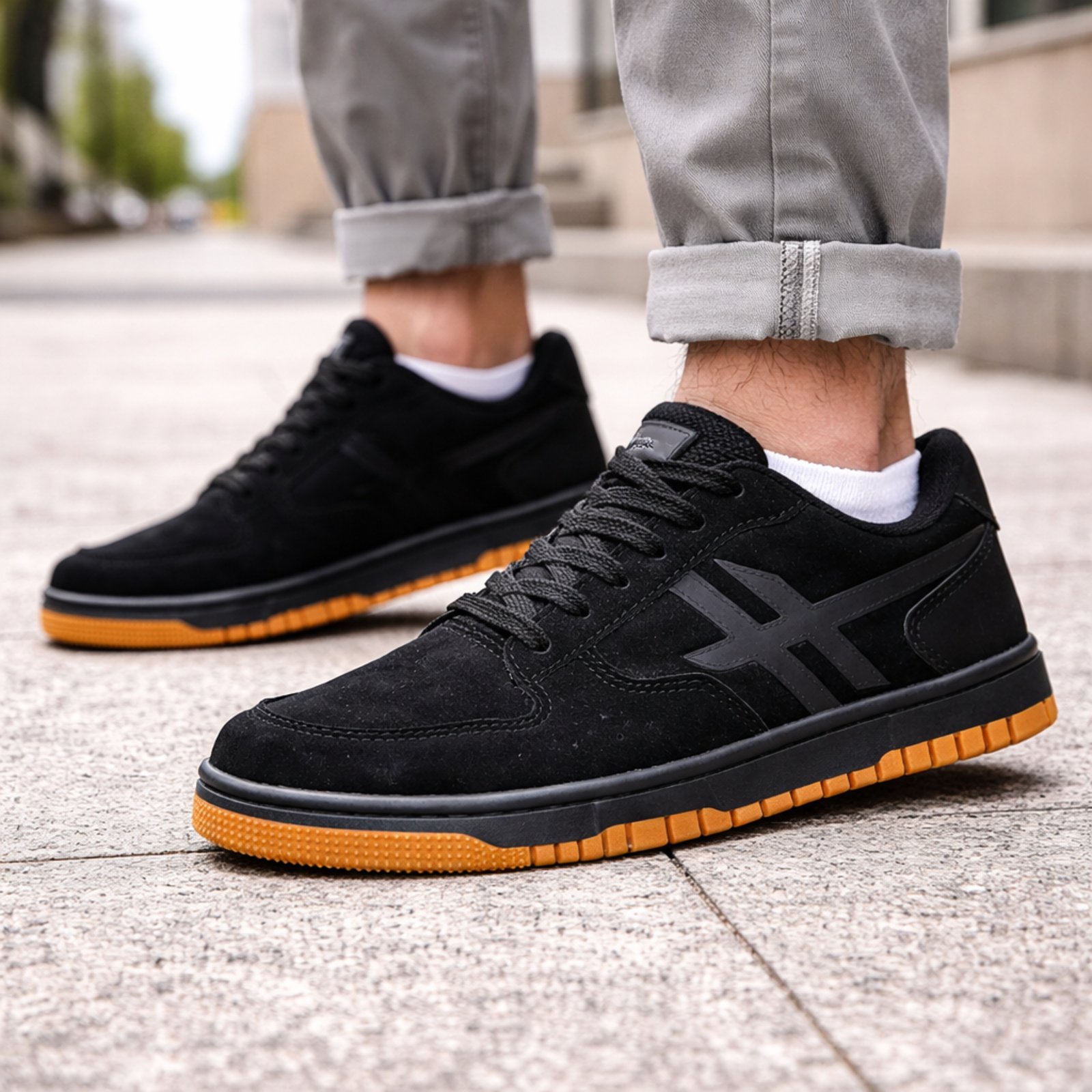 Vista 2 Tenis Casual Masculino Original Skatista Nyc Shoes Skate NYC NEW YORK CITY SHOES preto NYC NEW YORK CITY SHOES preto
