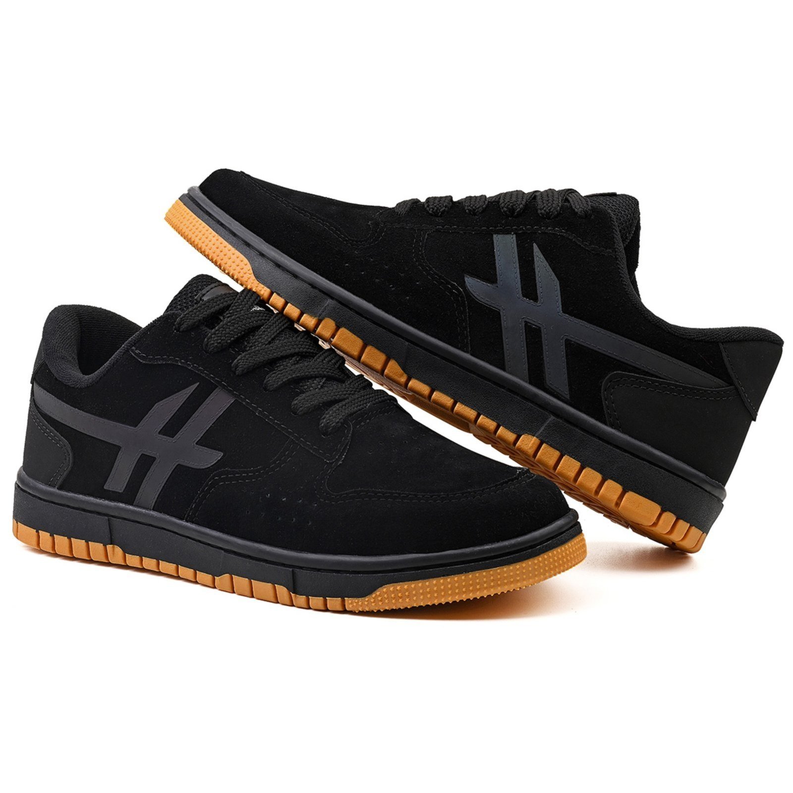 Vista 3 Tenis Casual Masculino Original Skatista Nyc Shoes Skate NYC NEW YORK CITY SHOES preto NYC NEW YORK CITY SHOES preto