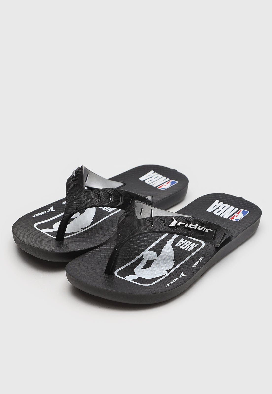 Vista 3 Infantil - Chinelo Rider NBA preto Rider preto