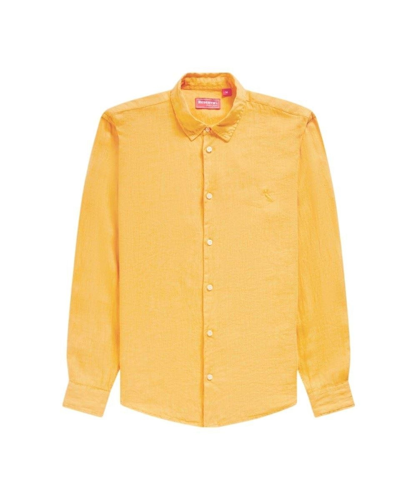 Camisa Pf Manga Longa Linho Reserva CANARIO AM G