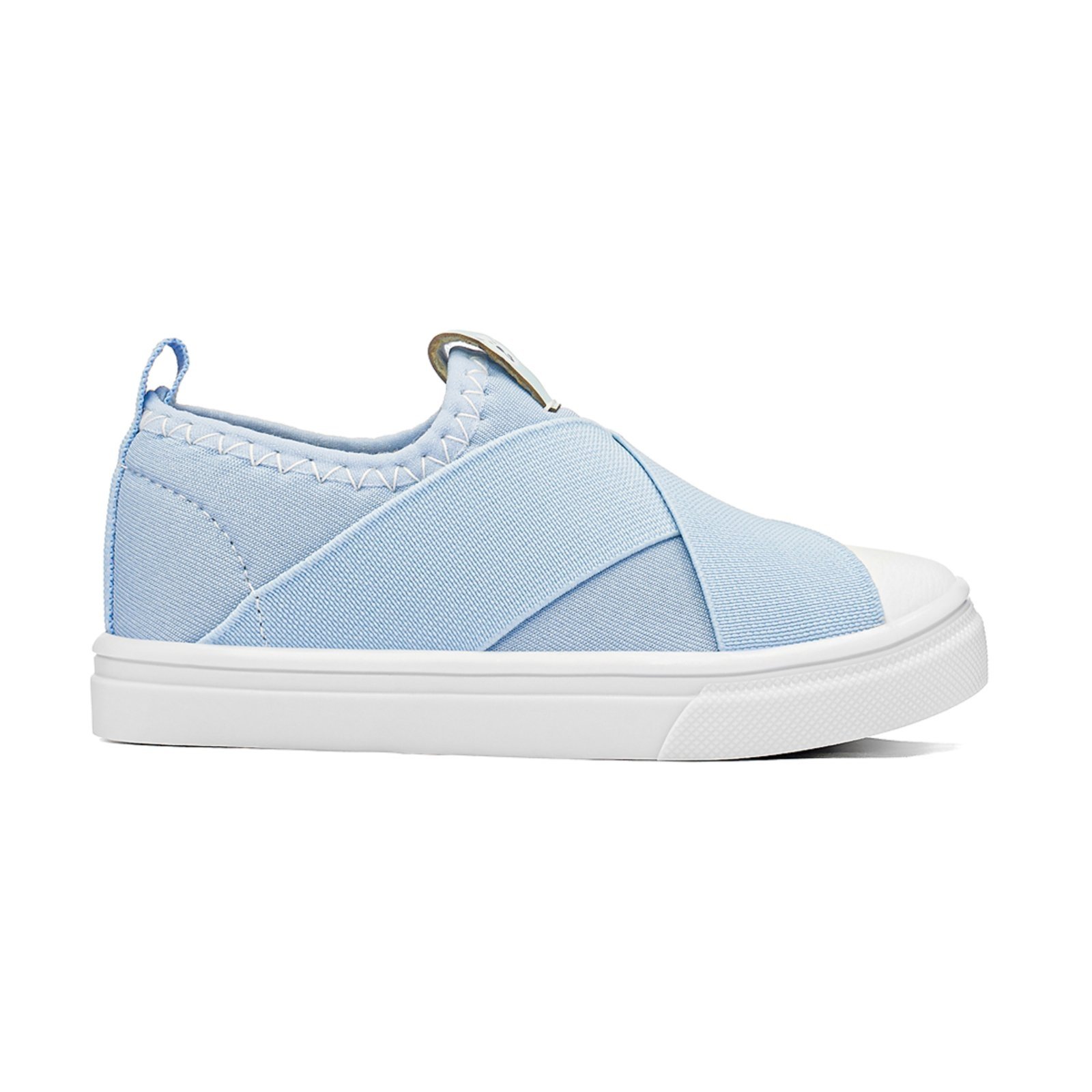 Vista 2 Infantil - Tenis Feminino e Masculino Casual Slip On Menino e Menina Funfy 220A Azul preto azul Funfy preto azul