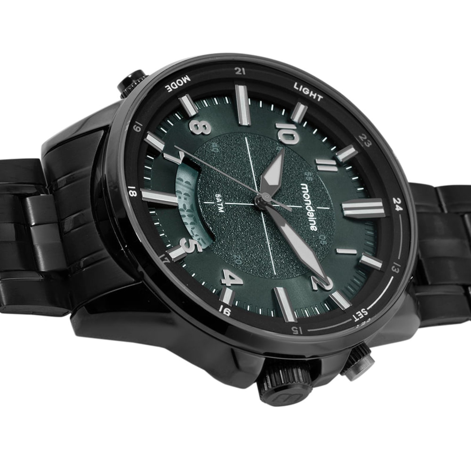 Vista 3 Relógio Masculino Anadigi Mondaine dourado Mondaine dourado