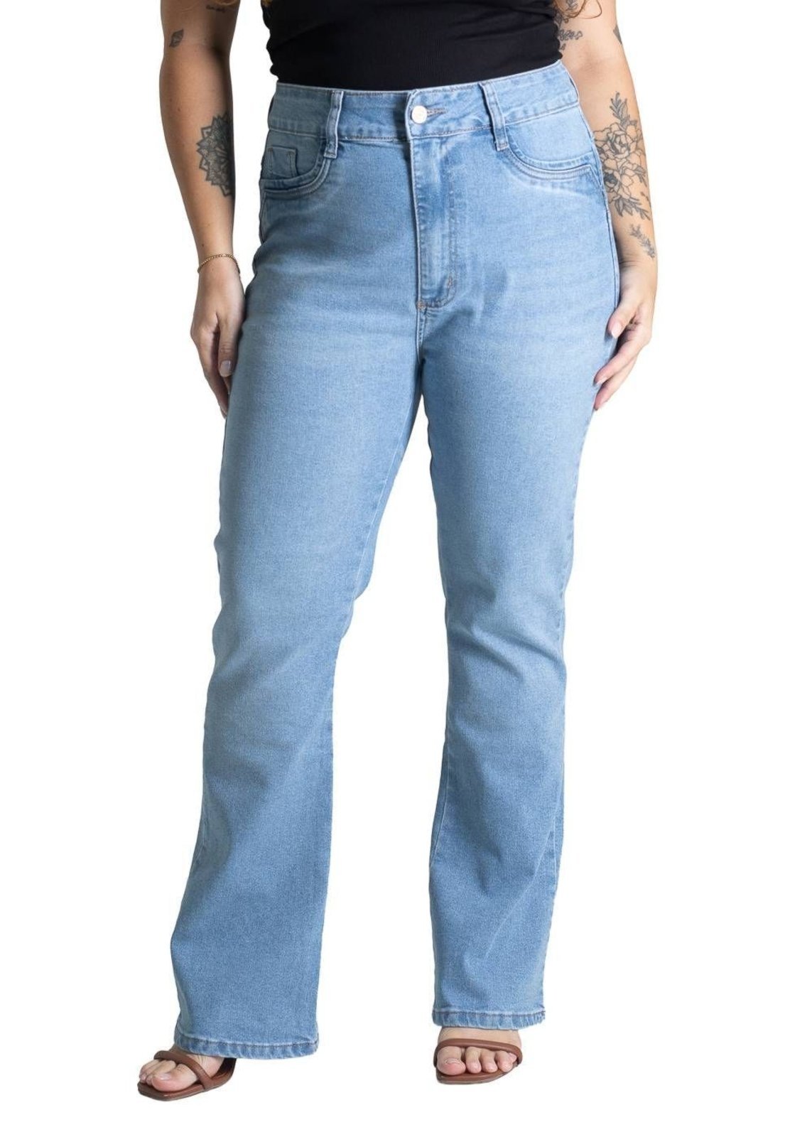 Calça Jeans Sawary Plus Size Petit – 281143 – Azul – Sawary