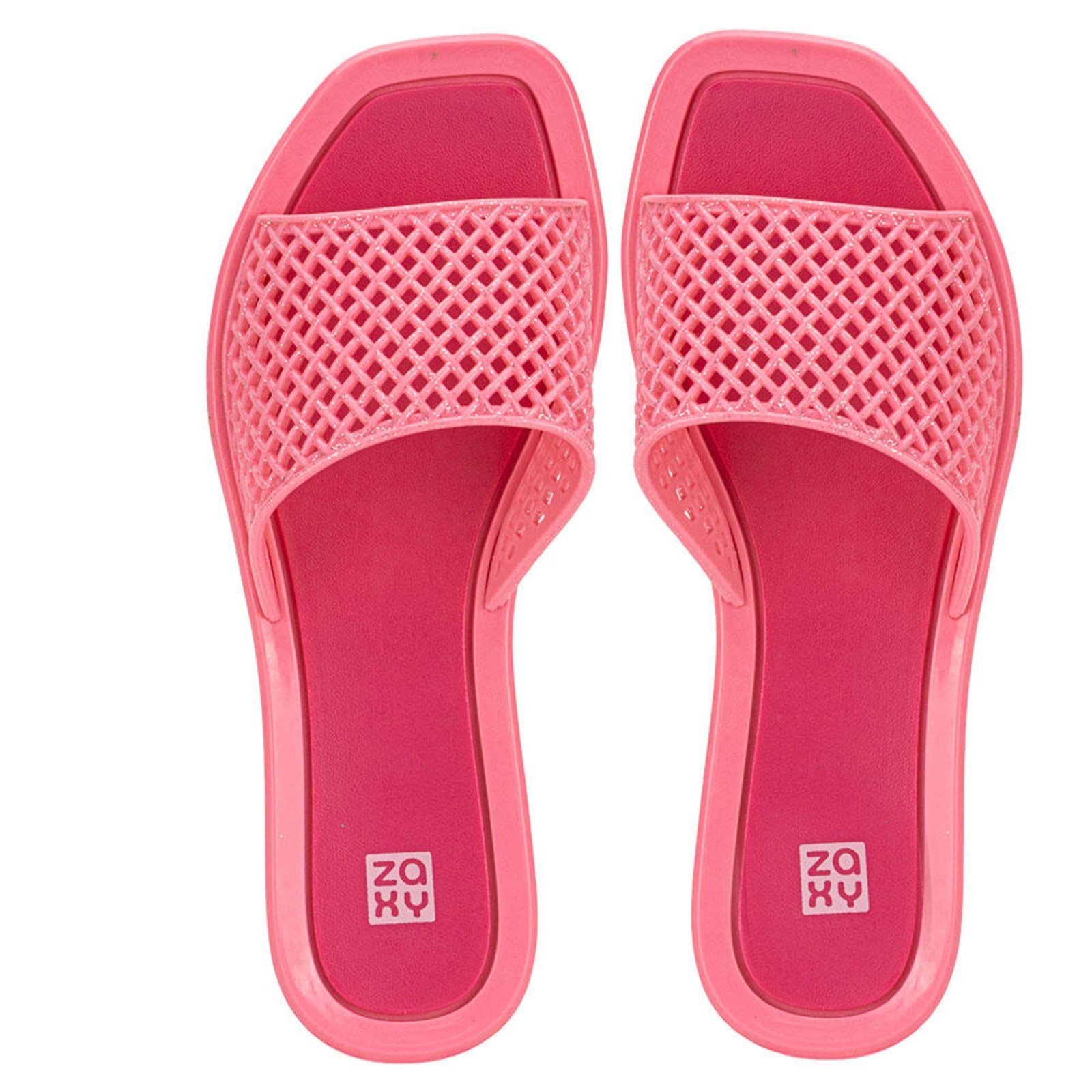 Chinelo Feminino Slide Mesh Zaxy 19125 3299125 Rosa