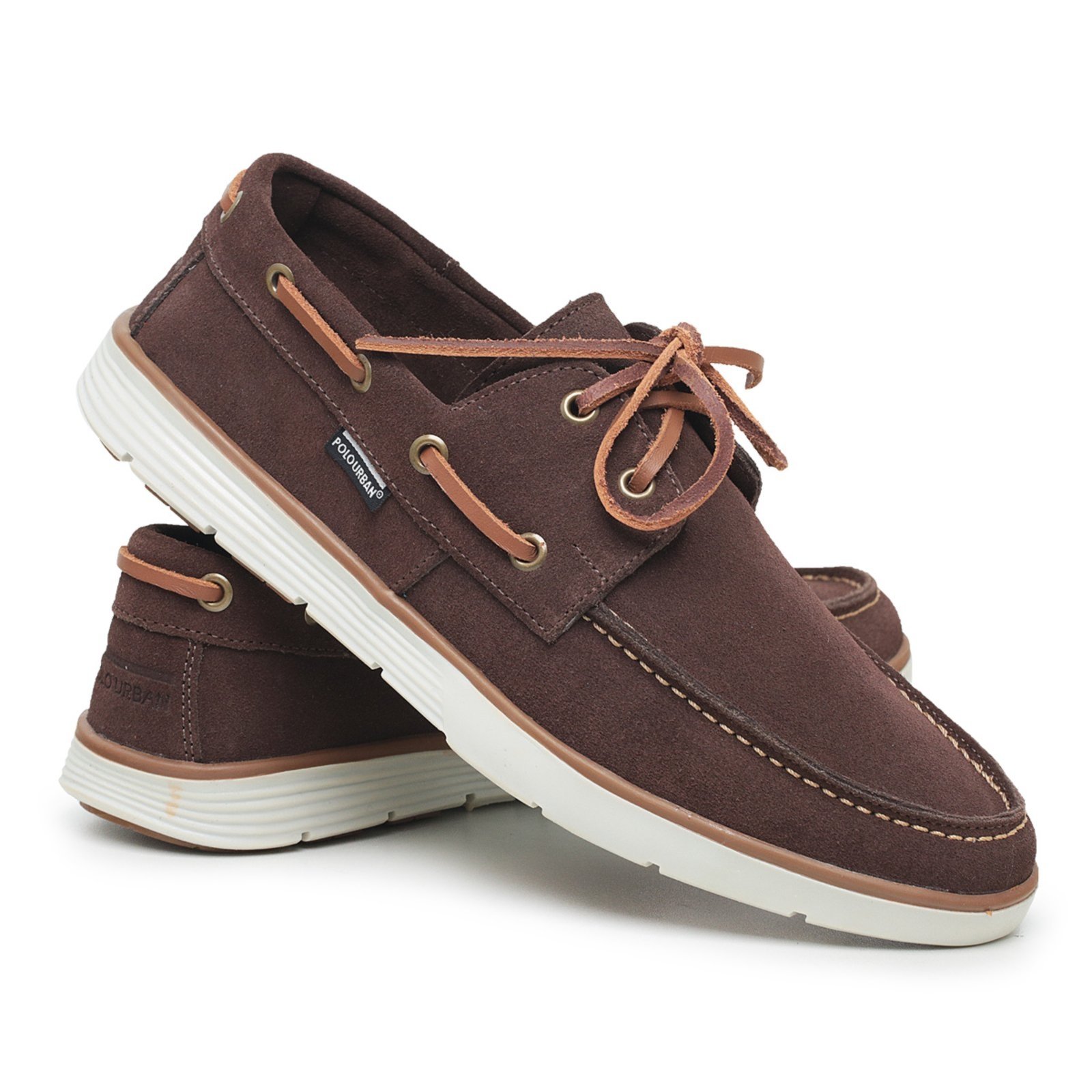 Vista 2 Mocassim Masculino Dockside Top Sider em Couro Polo Urban verde POLO URBAN verde