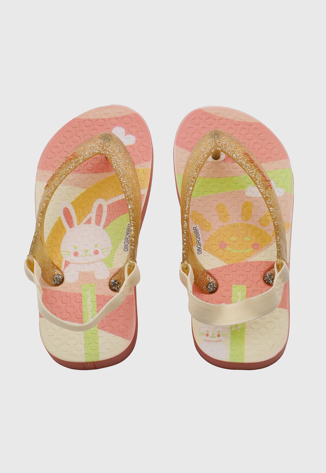 Infantil - Chinelo Ipanema Glitter Dourado