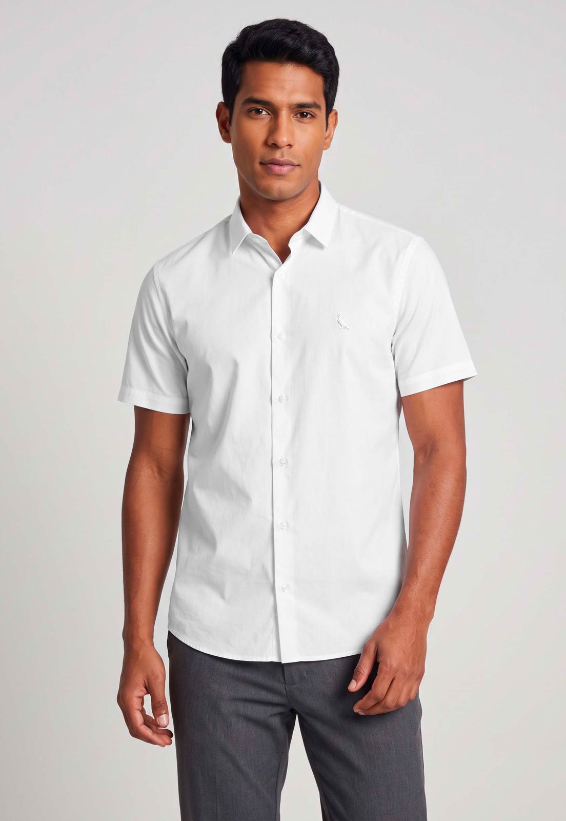 Camisa Masculina Reserva Prado Manga Curta Branca