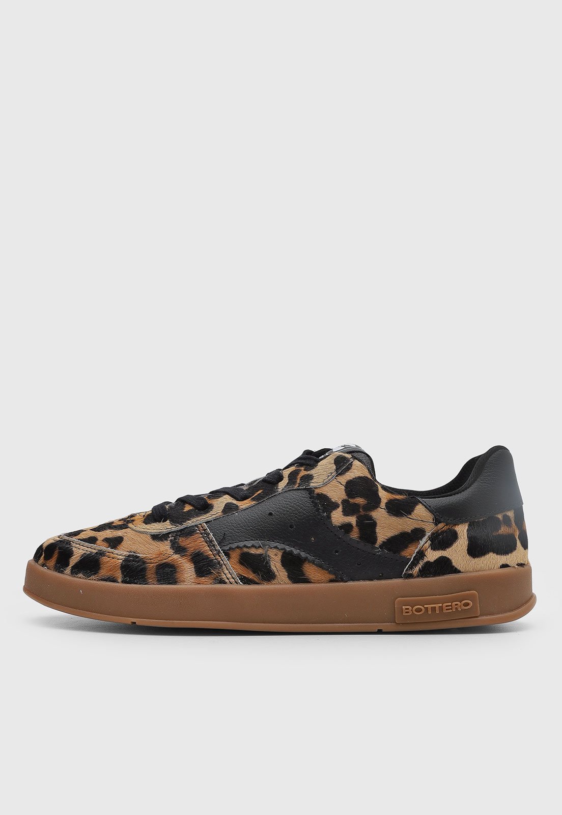 Tênis Feminino Bottero Animal Print Caramelo