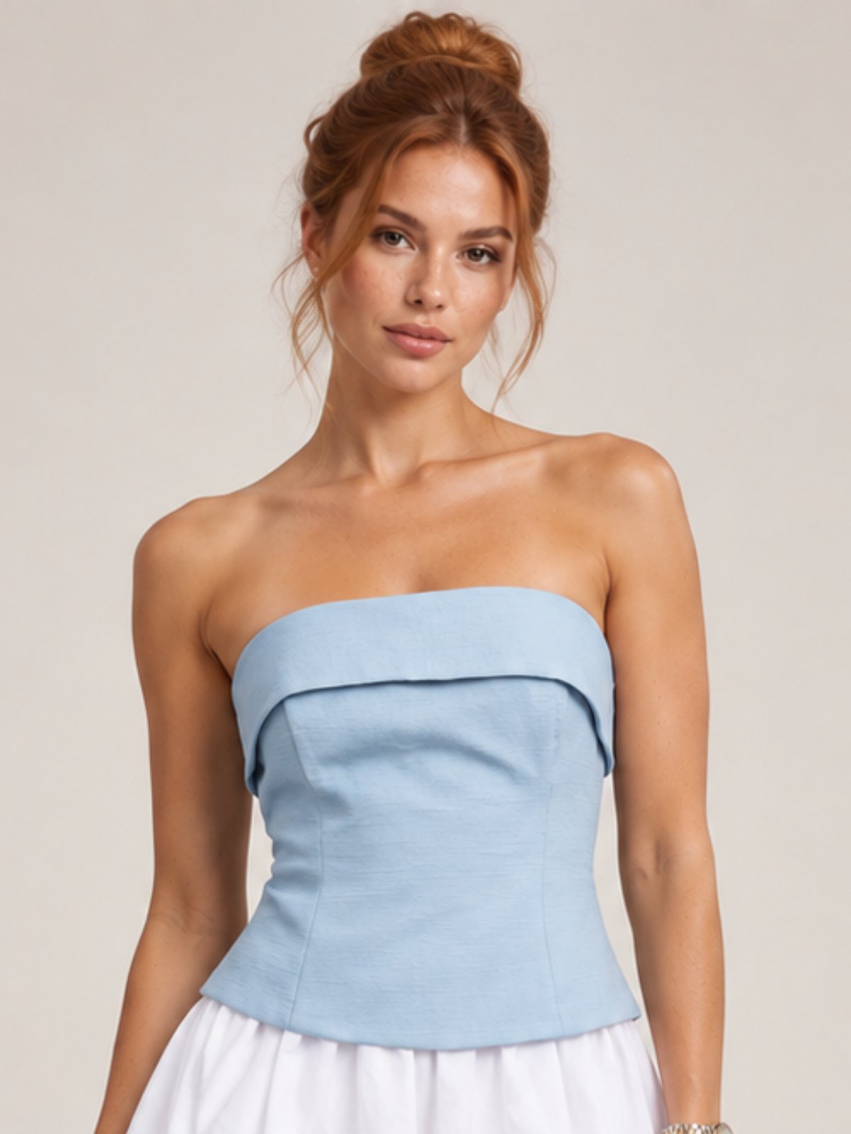 Cropped Tomara Que Caia Alfaitaria Feminina Lapetry Delicada Moda Casual Moderna
