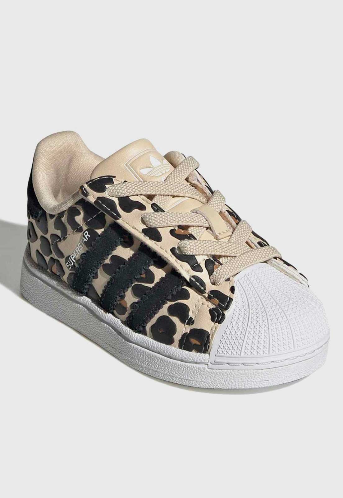 Infantil - Tênis adidas Originals Superstar Animal Print