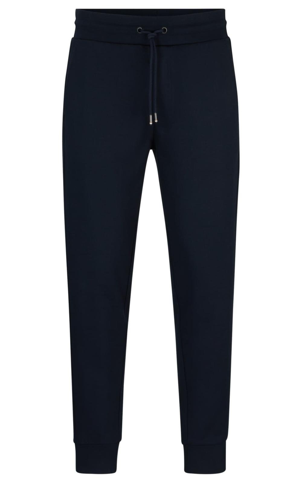 Calça Tracksuit De Algodão Orgânico Com Logo Emborrachado