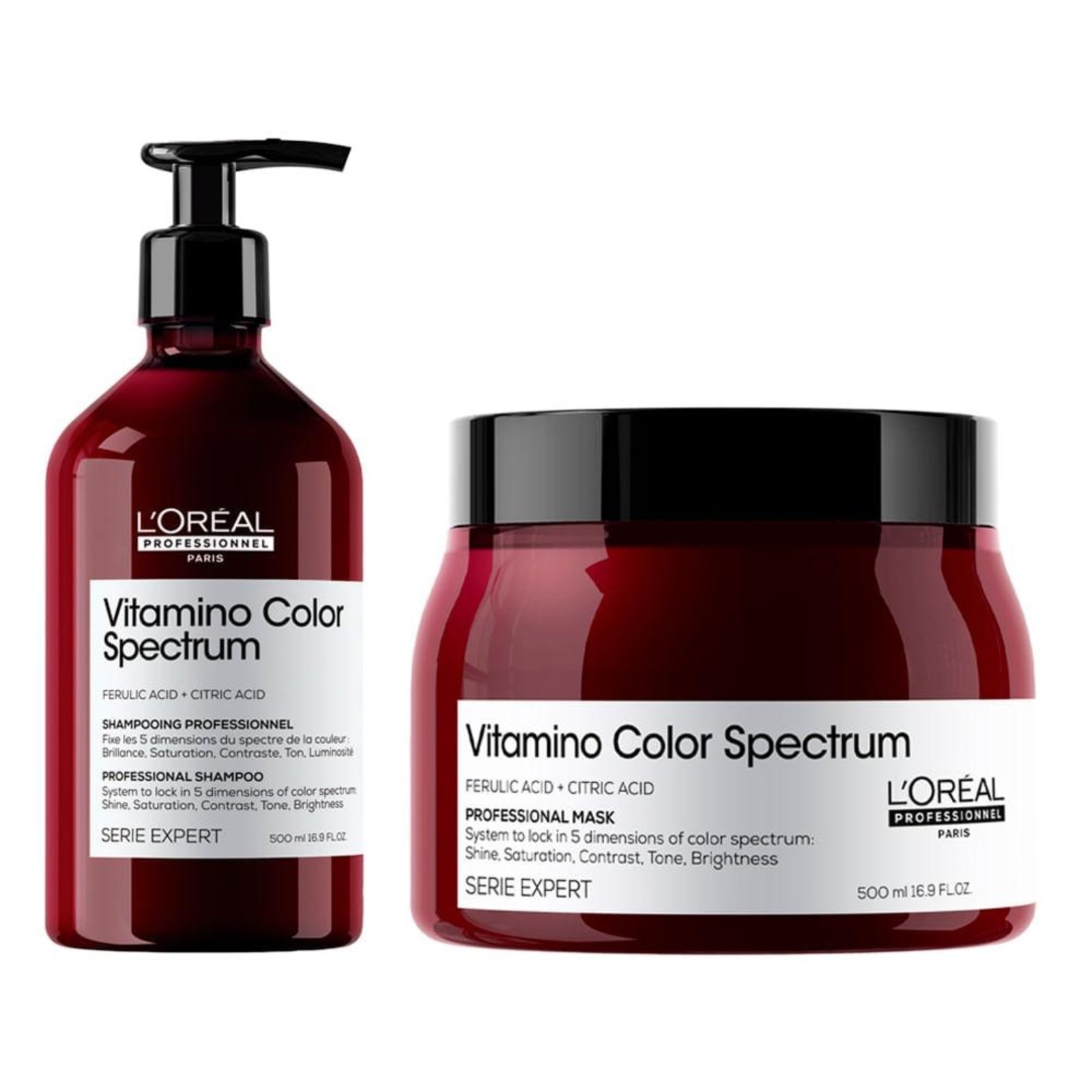 Vista 2 Kit L'Oréal Professionnel Série Expert + 2 Produtos Loreal Professional incolor Loreal Professional incolor