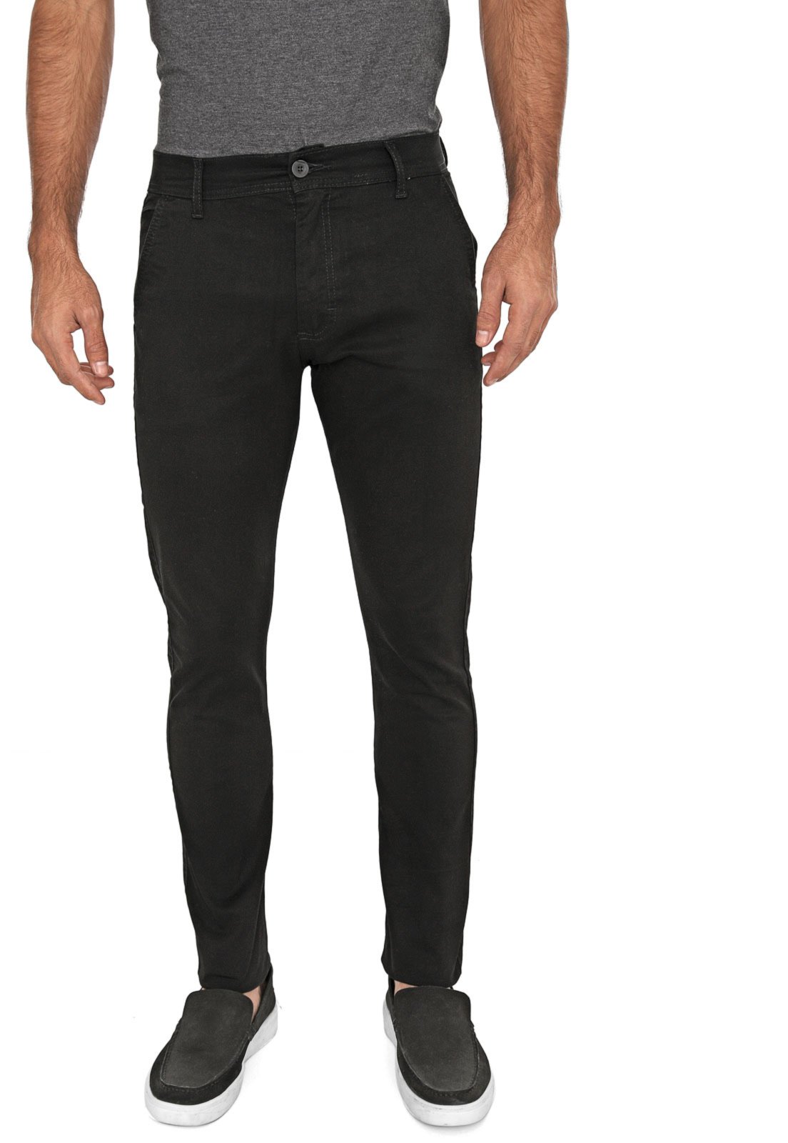 Calça Sarja Conforto Macaw Slim Fit Beau Preto