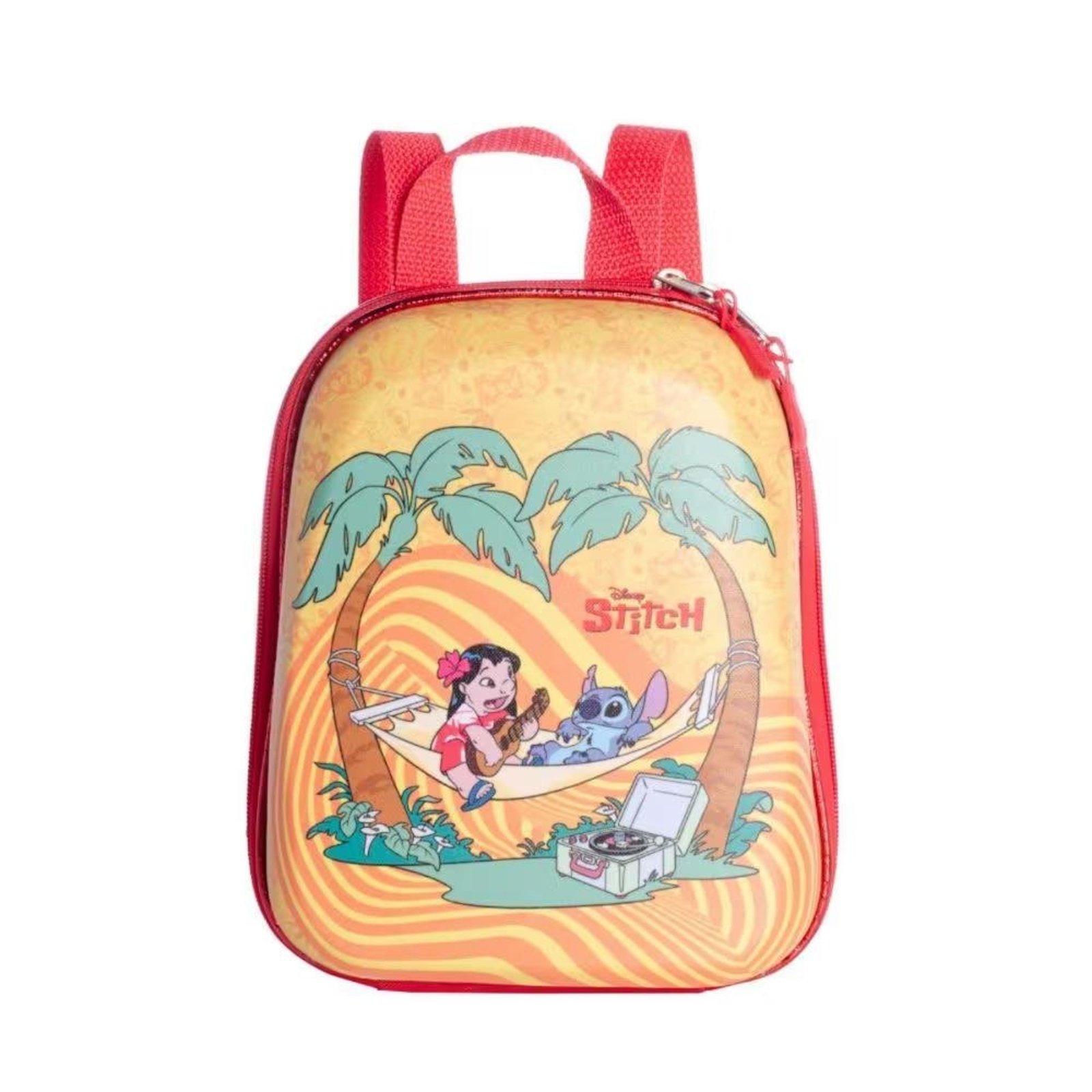 Infantil - Mochila MaxToy Escolar Stitch Tropical