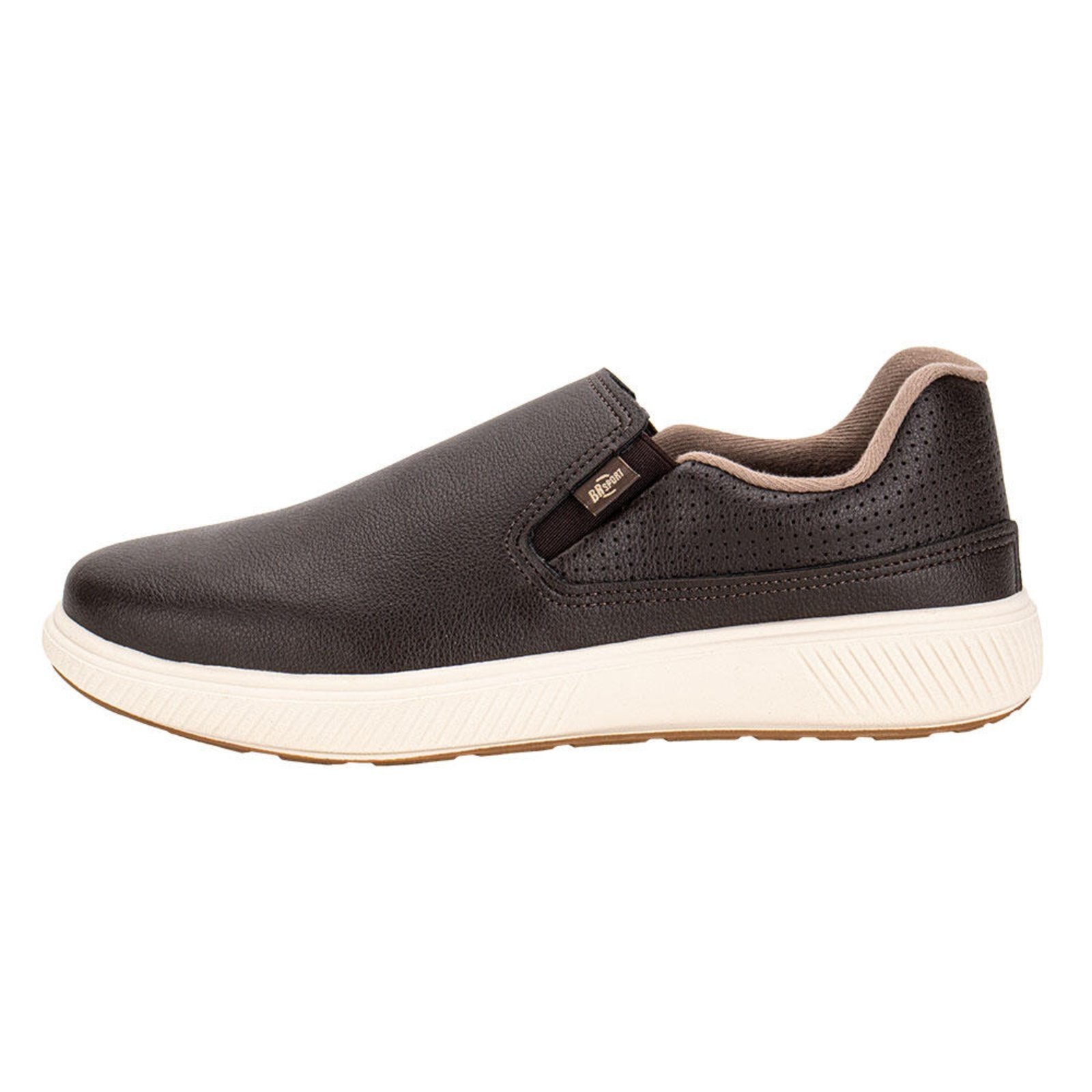 Vista 3 Tênis Masculino Slip On Brsport 2276219 0442762 BR SPORTS café BR SPORTS café