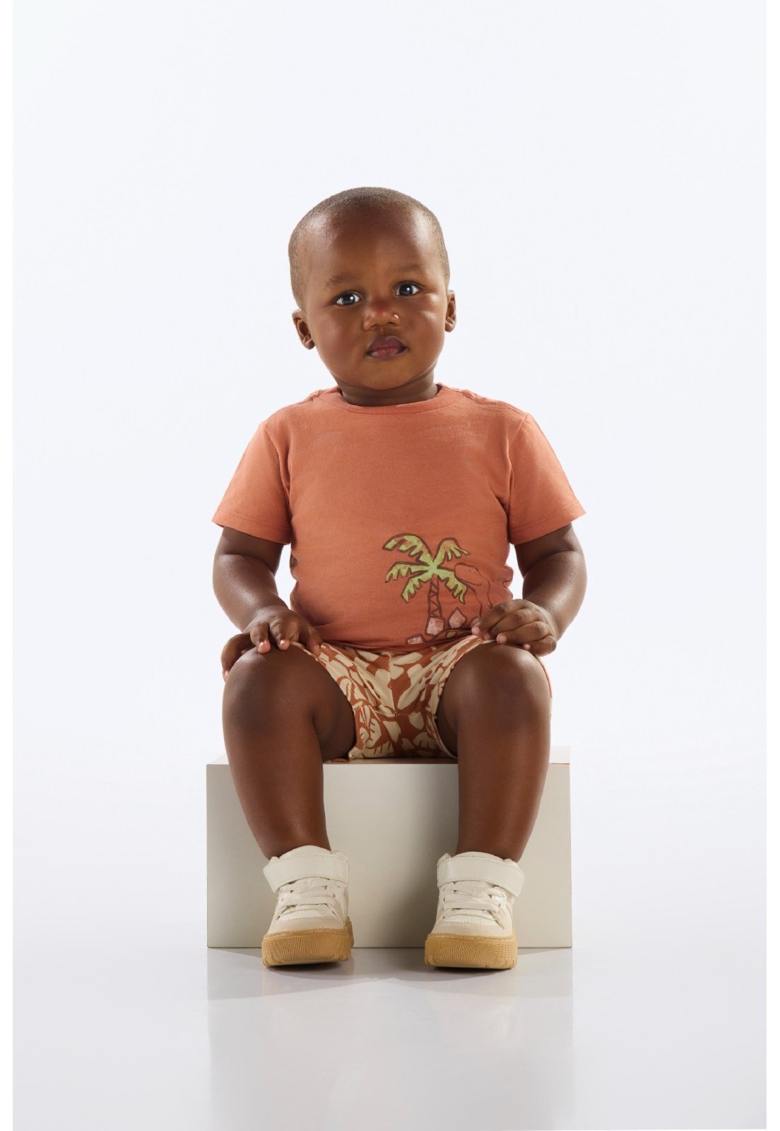 Infantil – Conjunto Dinos para Menino Quimby Marrom