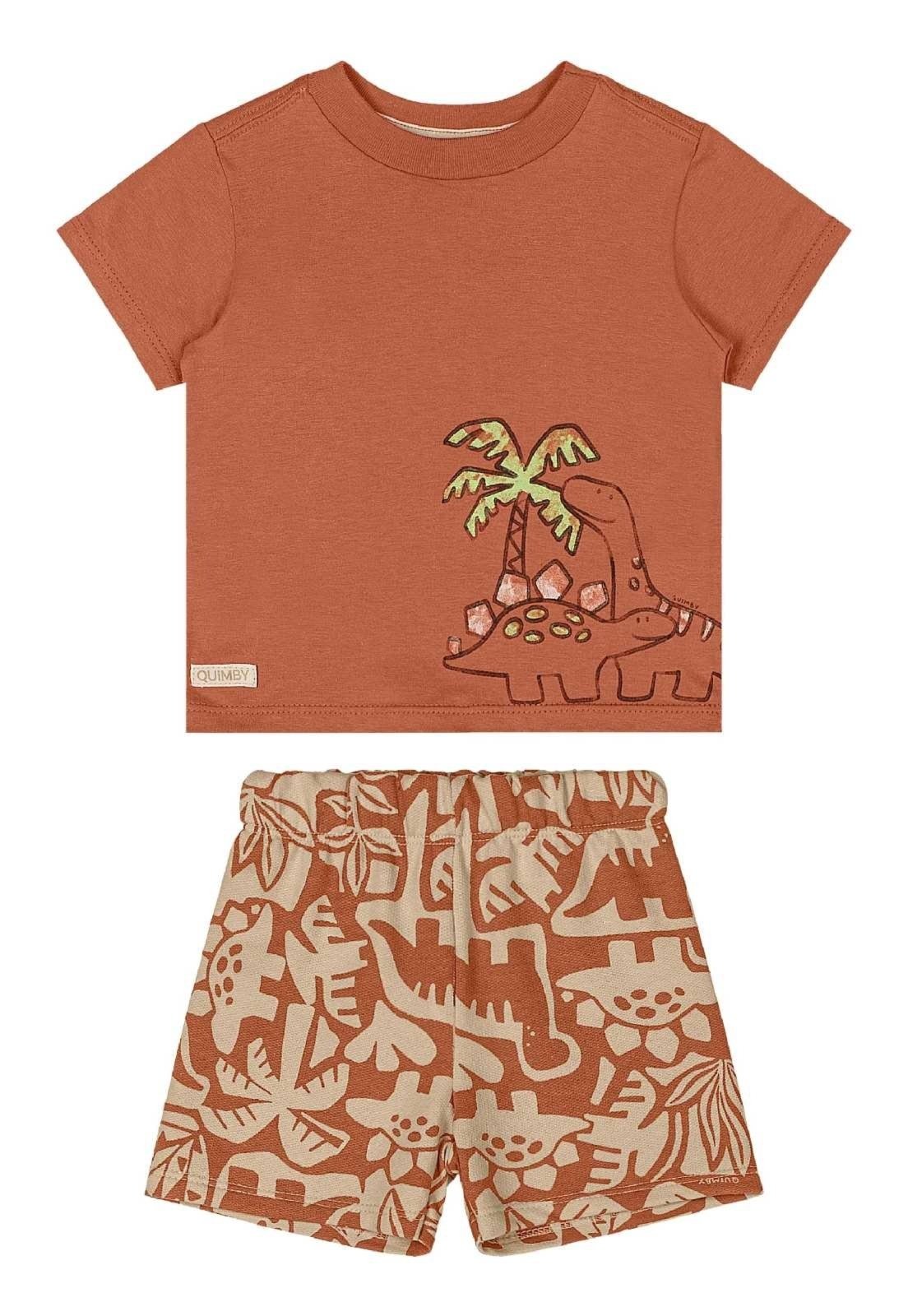 Vista 3 Infantil - Conjunto Dinos para Menino Quimby branco Quimby branco