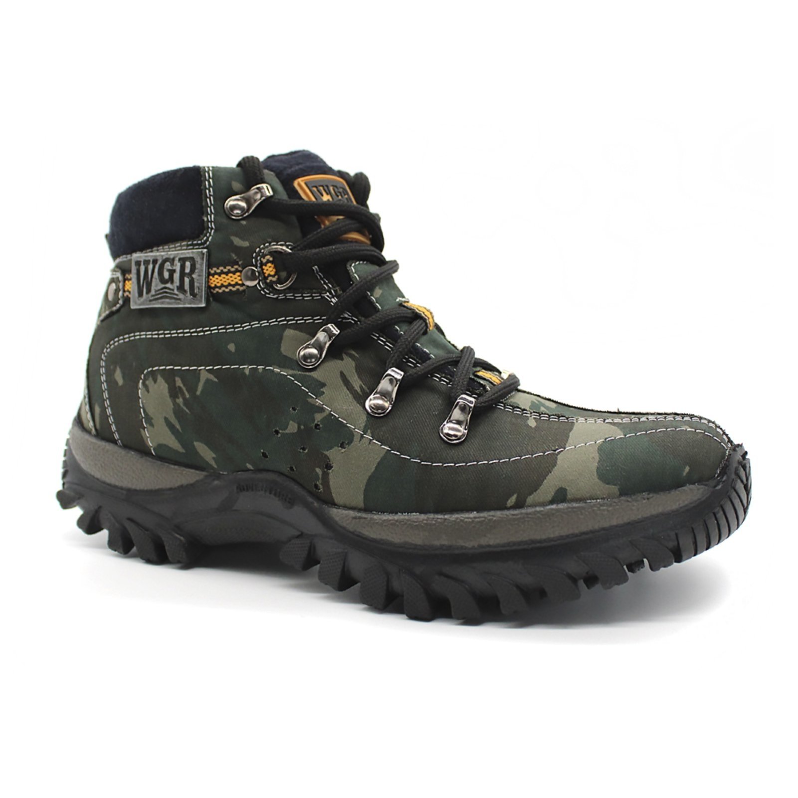 Vista 2 Coturno Masculino Bota Segurança Adventure Camuflado Lavini Shoes preto Lavini Shoes preto