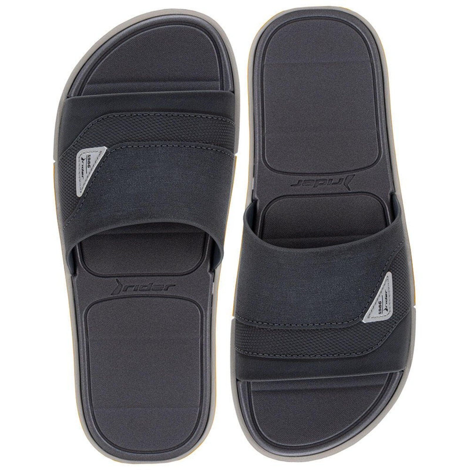Chinelo Masculino Slide Spin Rider 11795 3291795 Cinza