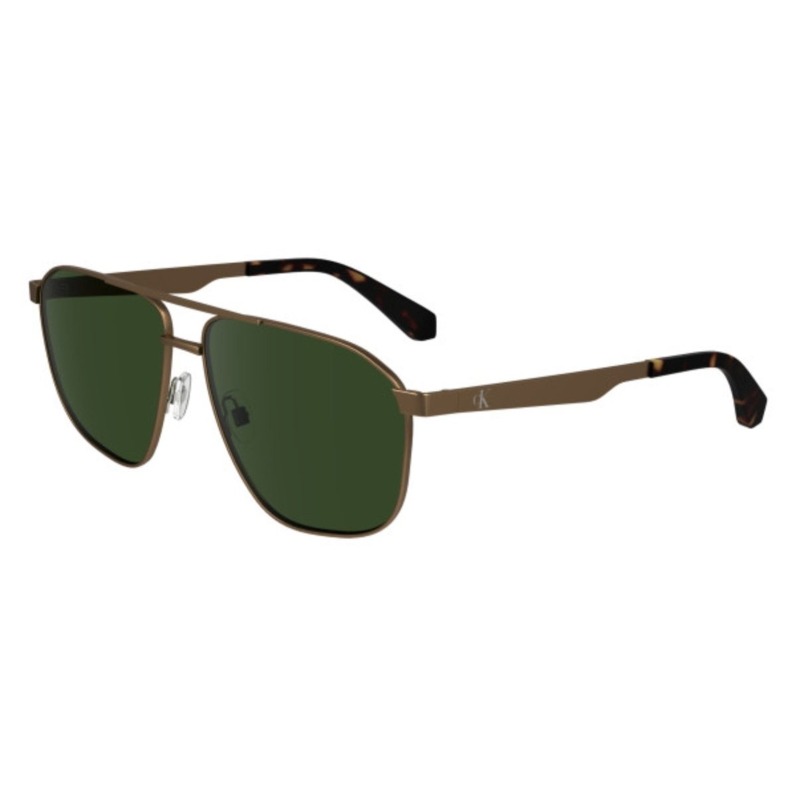 Óculos de Sol Aviador Calvin Klein jeans Masculino Âmbar