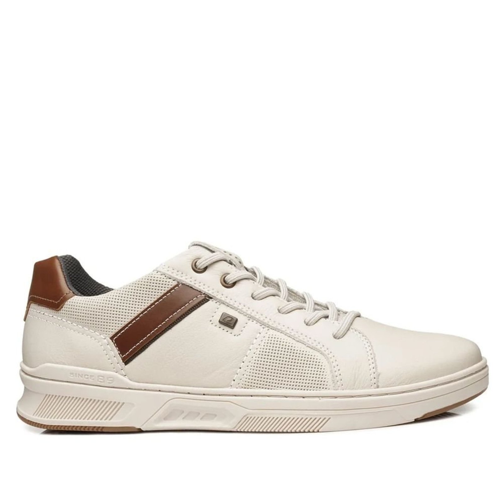 Sapatênis Masculino Pegada Street Couro Burnished Casual
