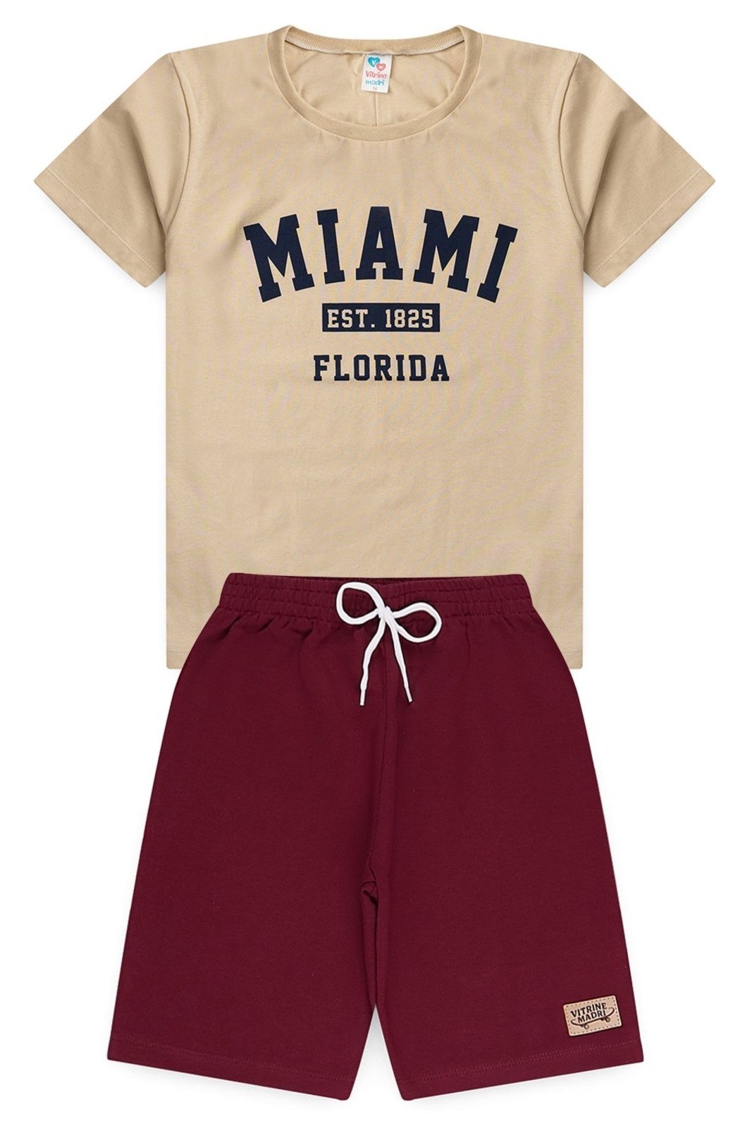 Infantil - Conjunto Juvenil Verão Masculino Miami Florida