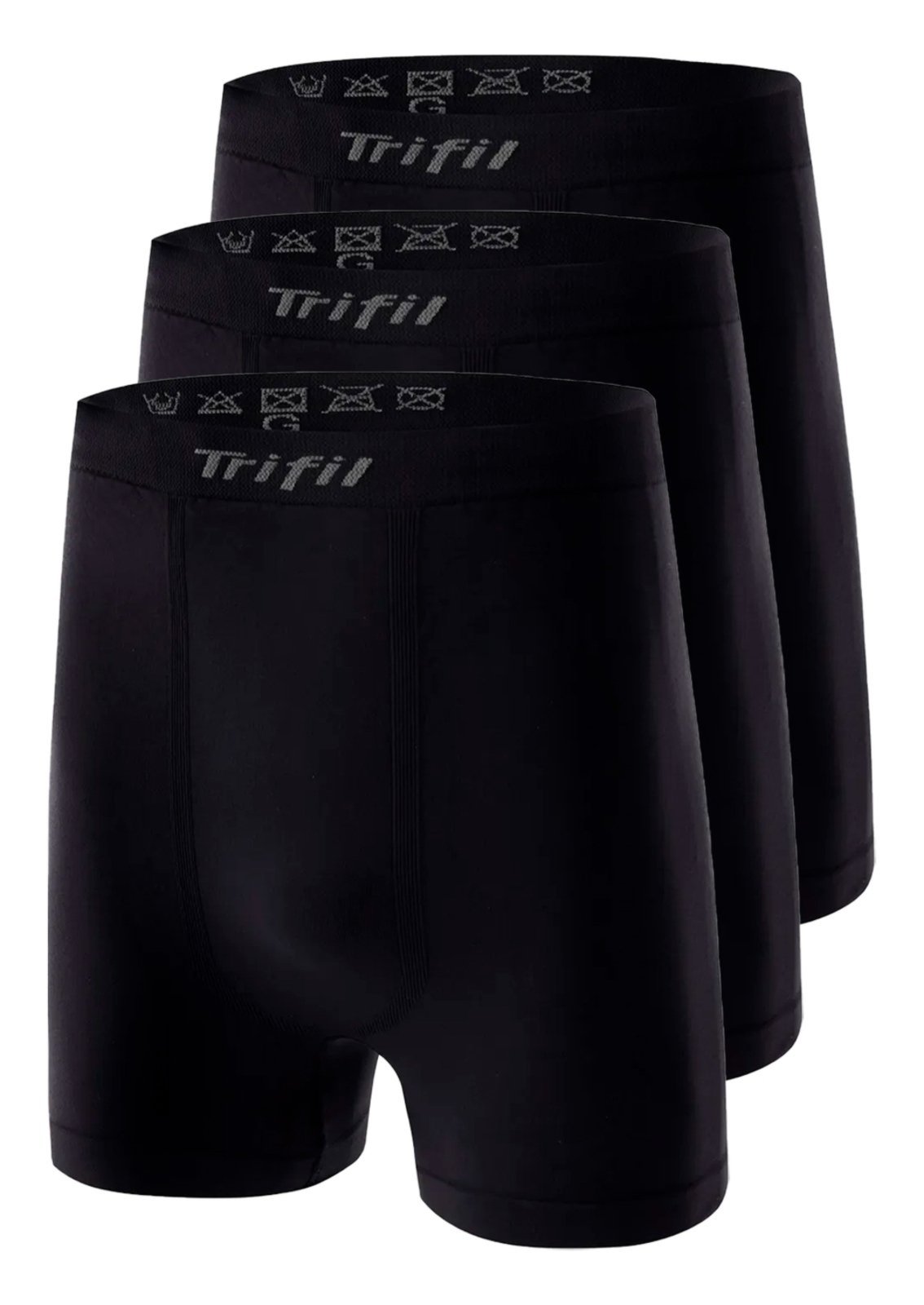 Kit com 3 Cuecas Boxer Trifil 4411 Plus Size