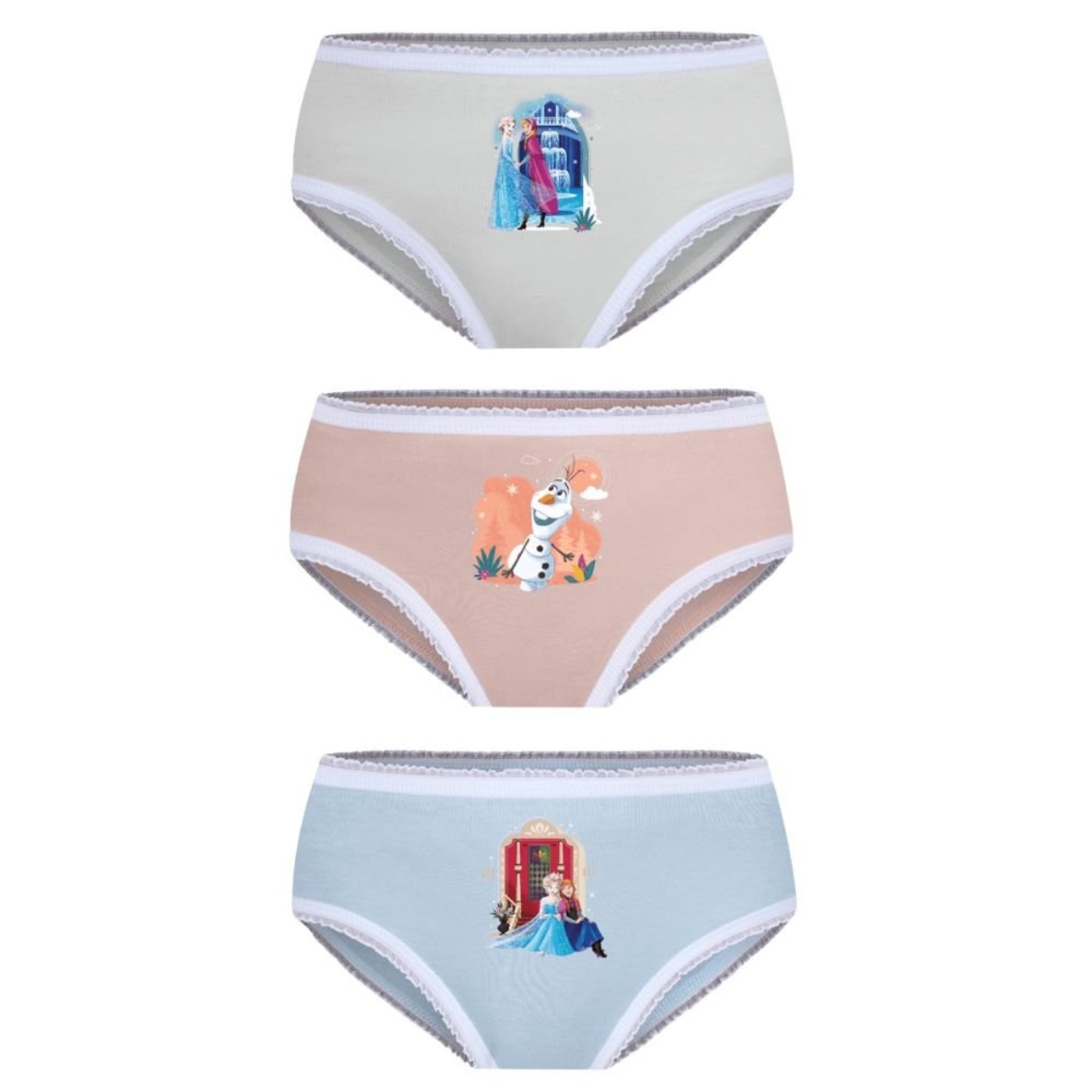 Kit 3 Calcinha Lobinha Frozen 18202-089