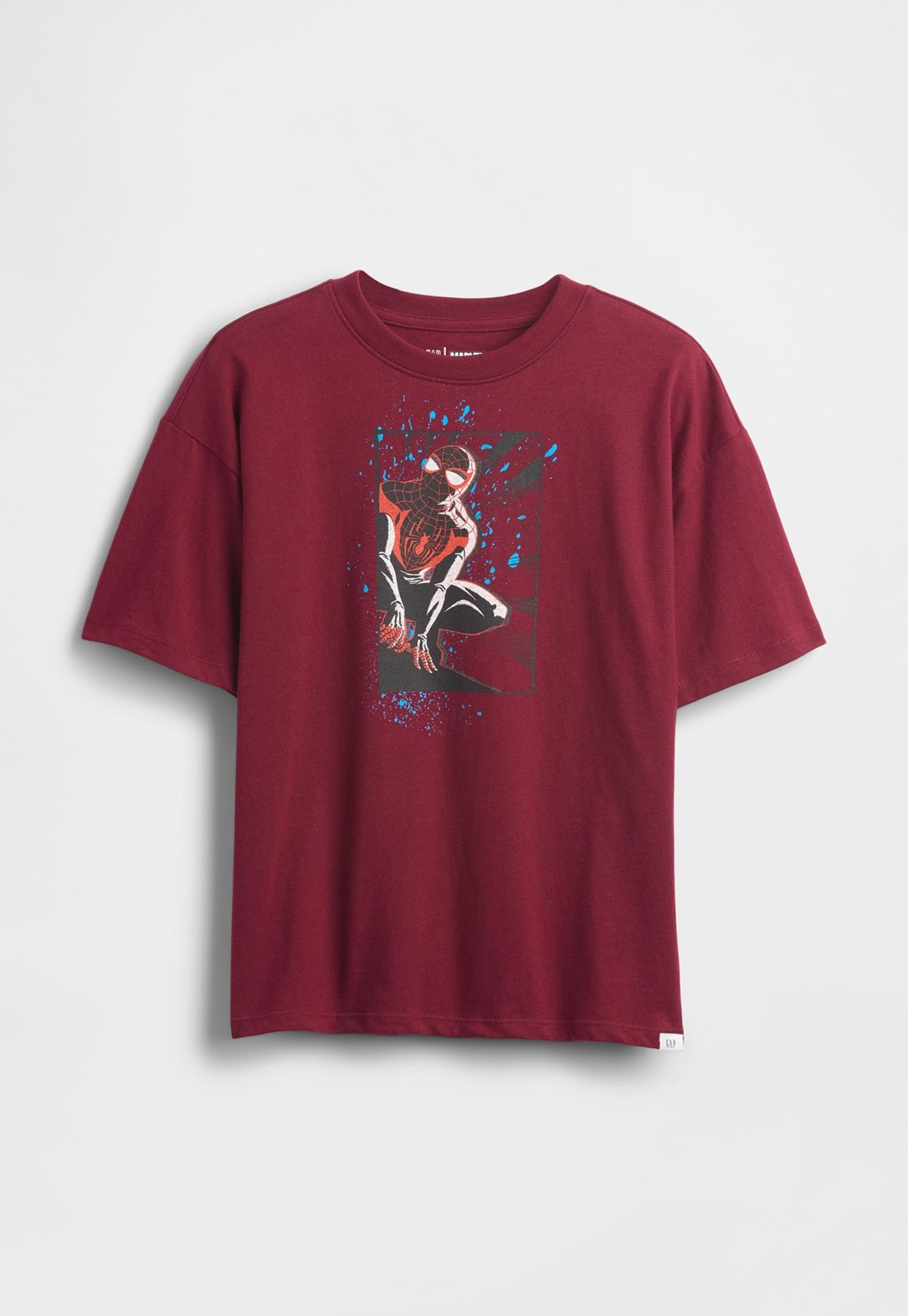 Vista 2 Infantil - Camiseta GAP Homem Aranha Vinho vermelho GAP vermelho