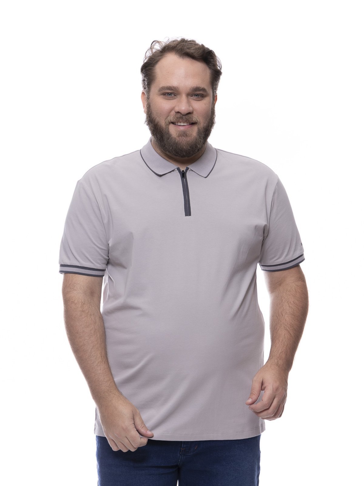 Polo Oversize Masculina Manga Curta Linha Premium Crocker – 50600