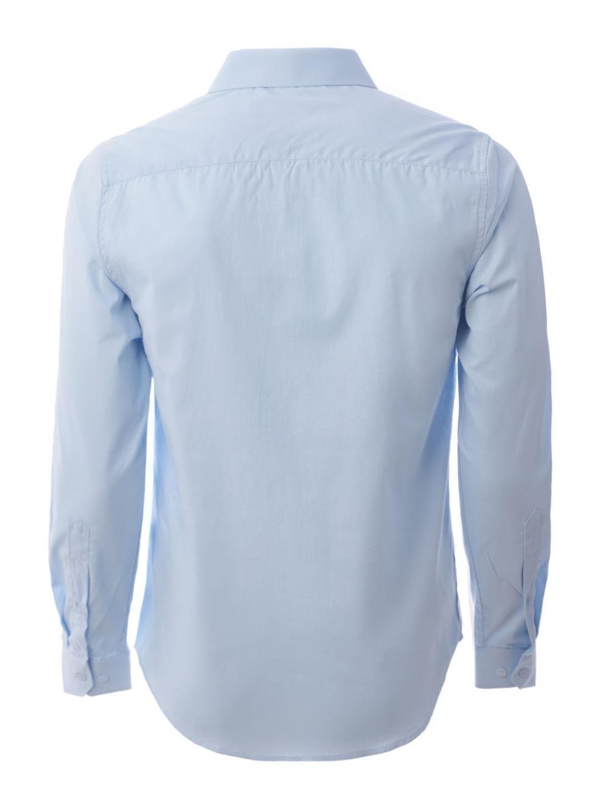 Vista 3 Camisa Slim Fit Eletrón Masculina CLARO azul Elétron azul