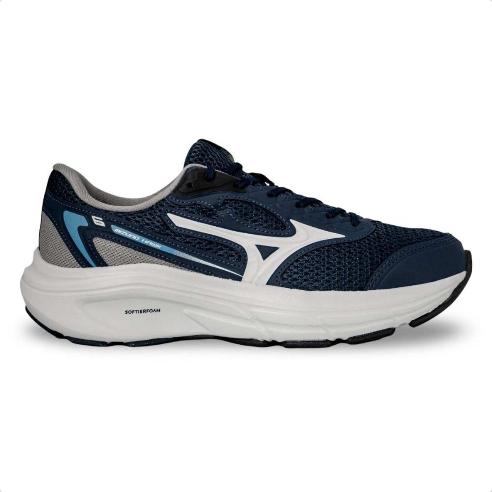 Tênis Mizuno Masculino Hawk 6 Corrida Azul