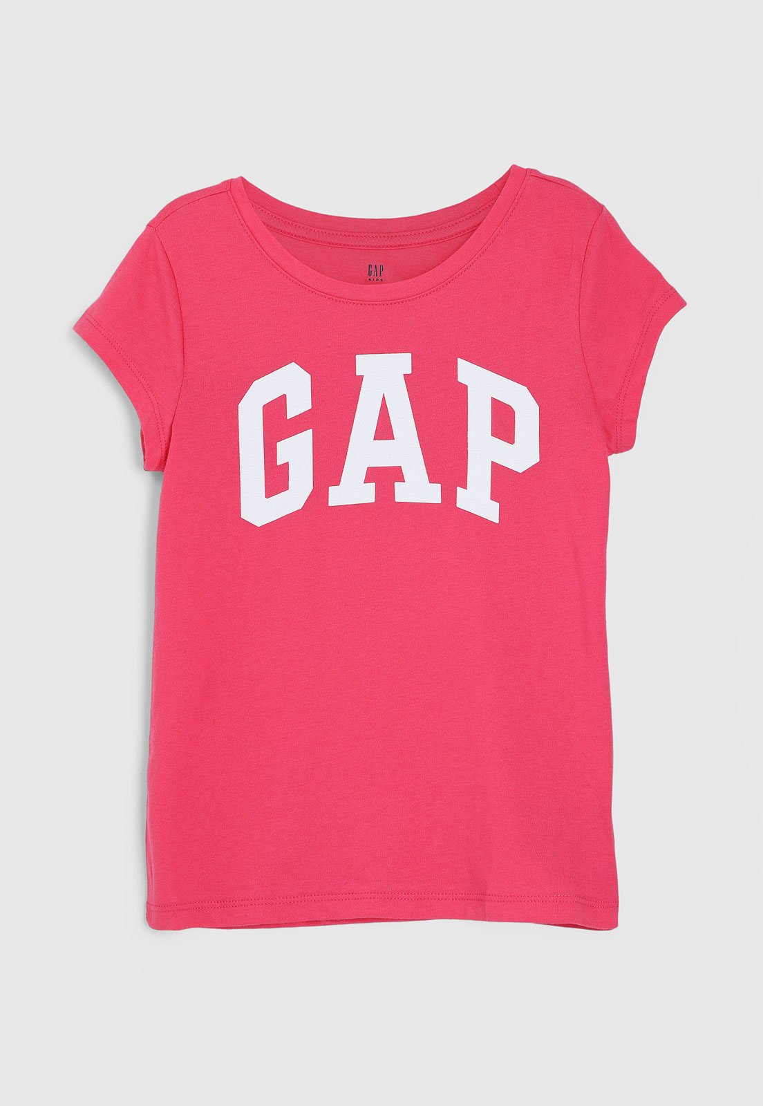 Infantil - Camiseta GAP Logo Rosa