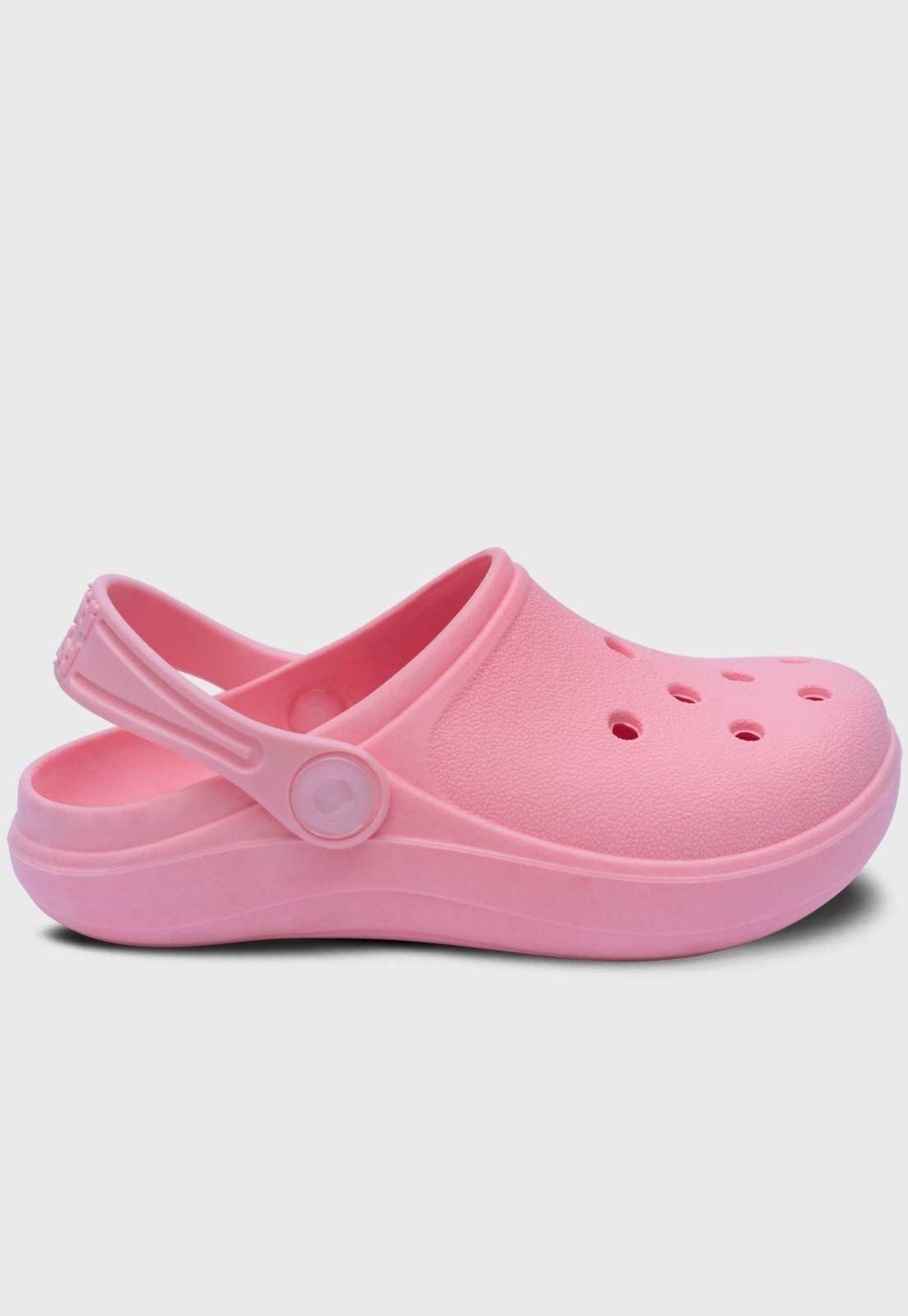 Vista 3 Infantil - Kit Bolsa e Sandalia Babuche Chinelo Pópidi Menina Rosa e pink/rosa rosa Pópidí pink/rosa rosa