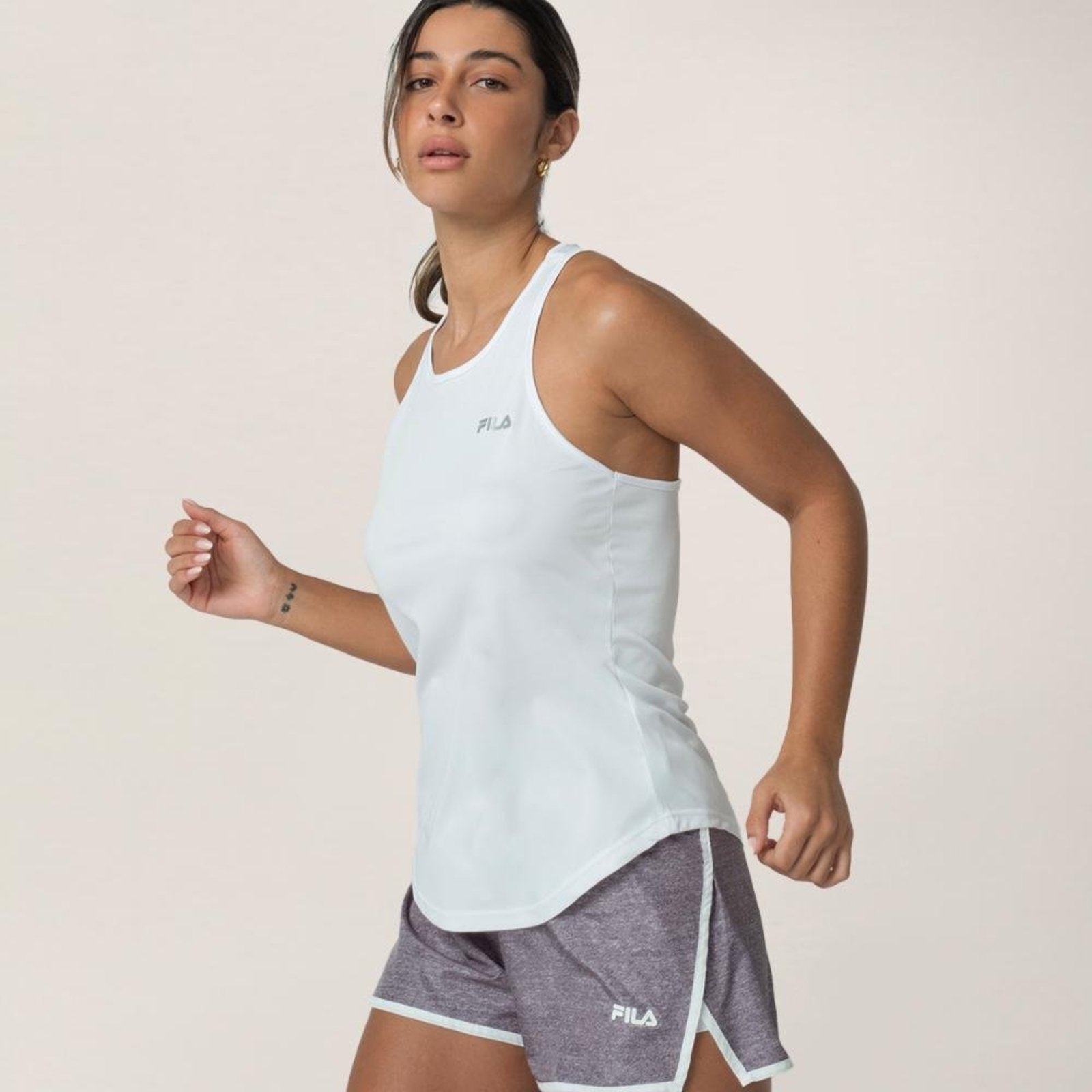 Regata Fila Basic Sports III Feminina Branco