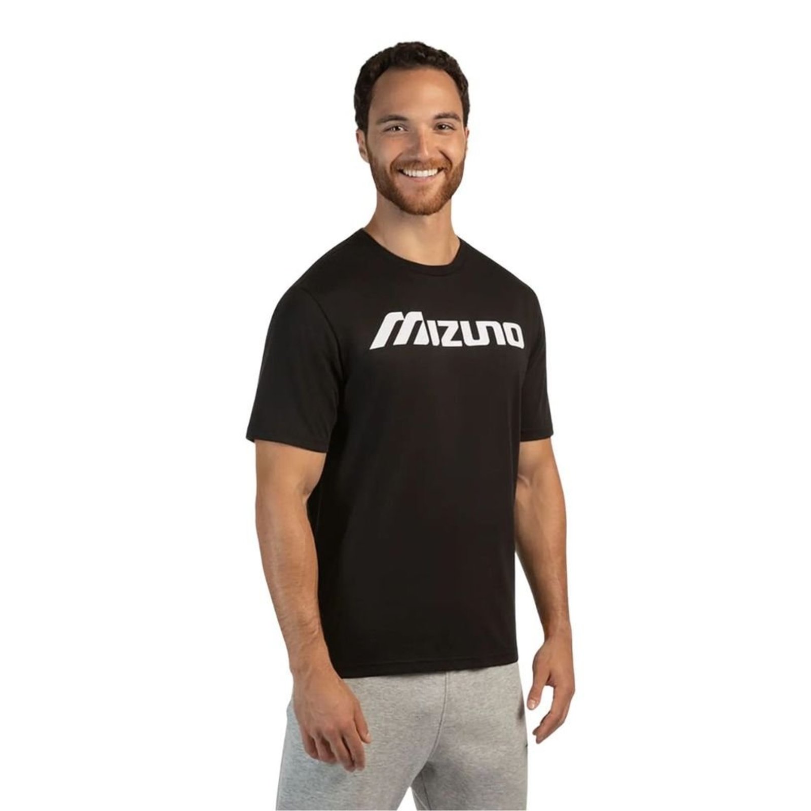 Camiseta Masculina Mizuno Big Logo Preta