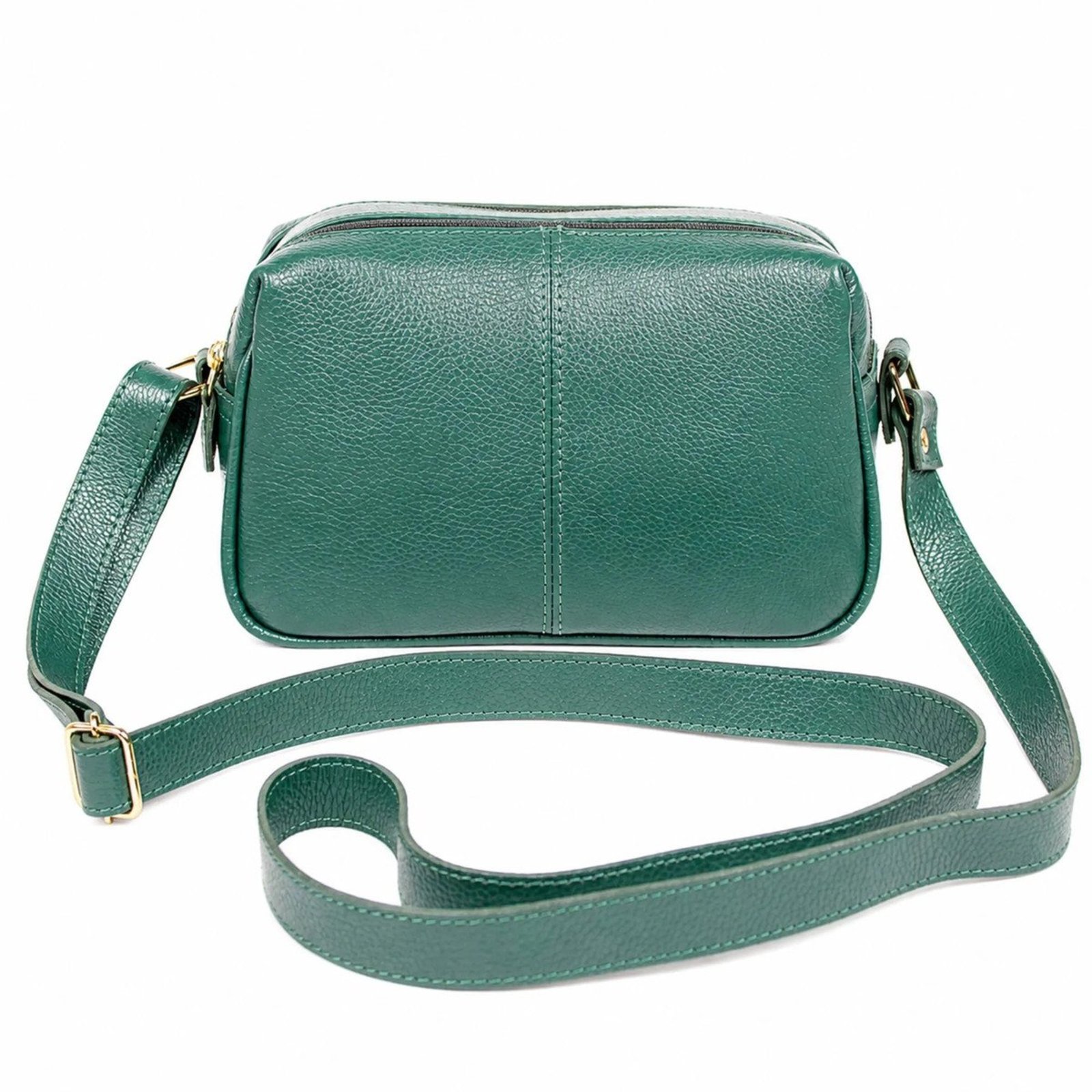 Bolsa Transversal Feminina em Couro Artlux 9068 Verde