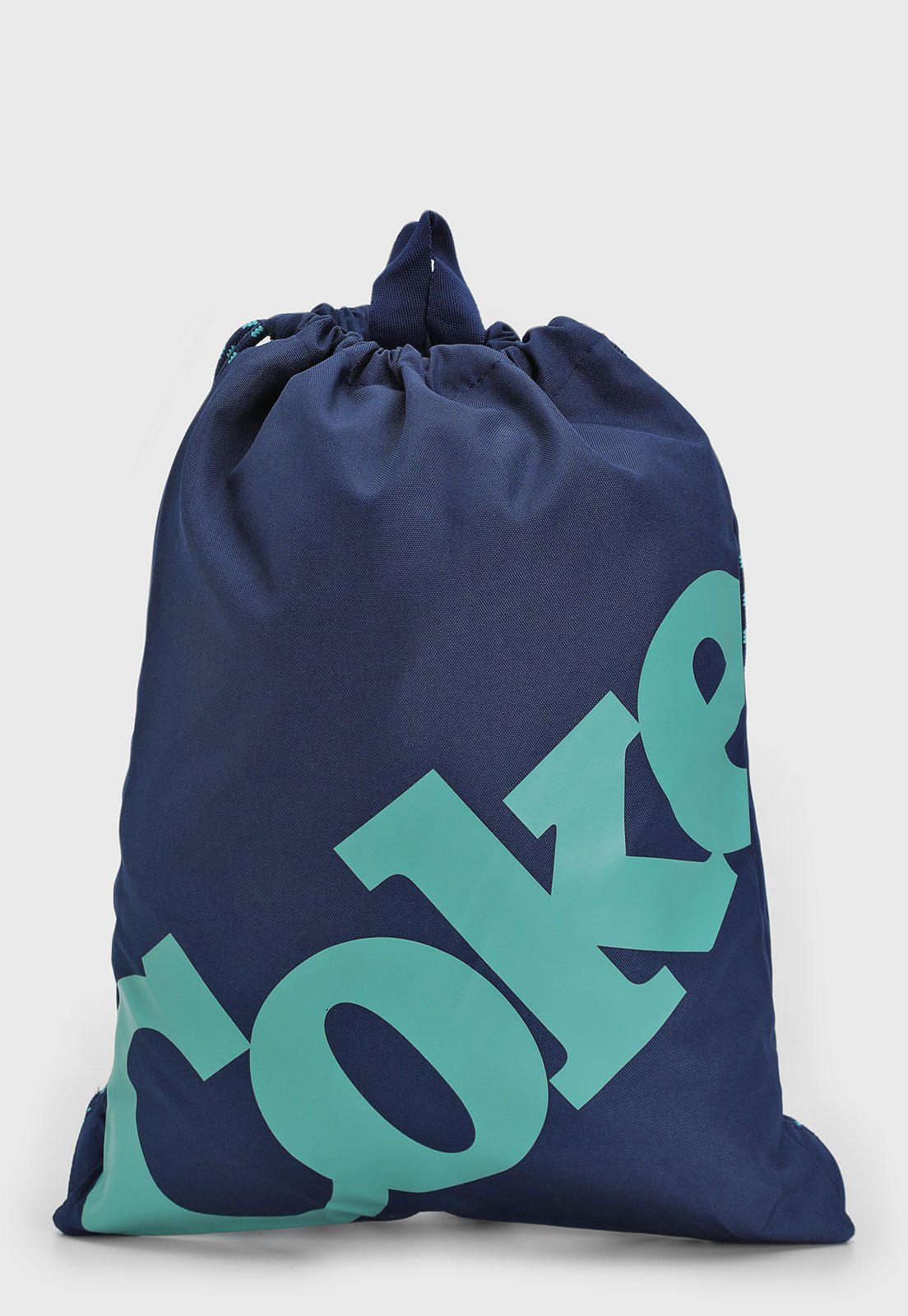 Bolsa Saco Masculina Coca Cola Logo Estampado Azul